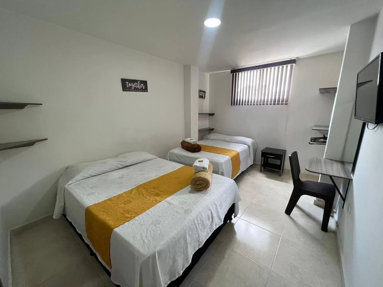 Bed in Hotel Cafe Estrella