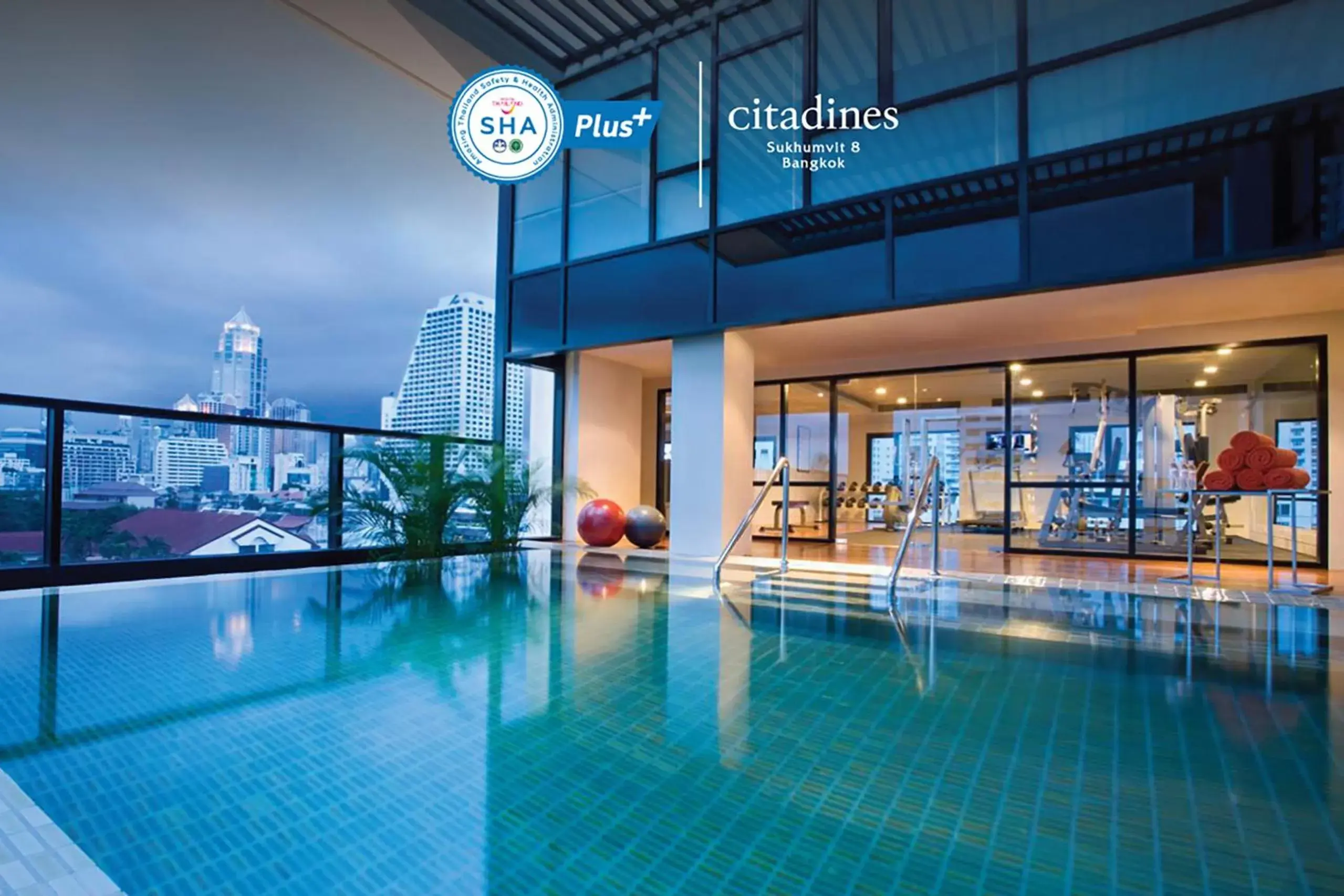Swimming Pool in Citadines Sukhumvit 8 Bangkok - SHA Extra Plus Certified
