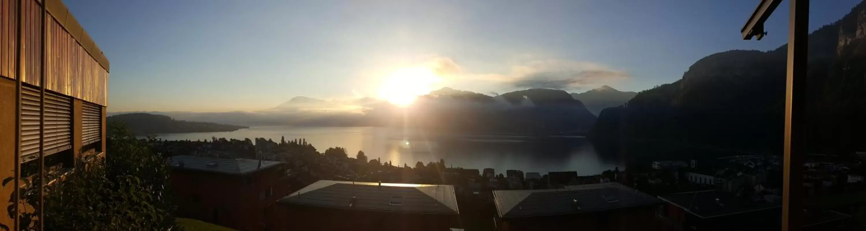 Sunrise in Hotel Roggerli