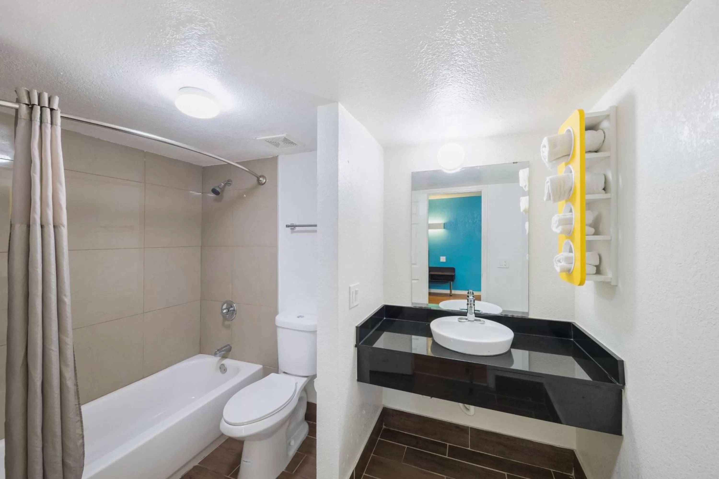 Shower in Motel 6-Grand Prairie, TX - Interstate 30