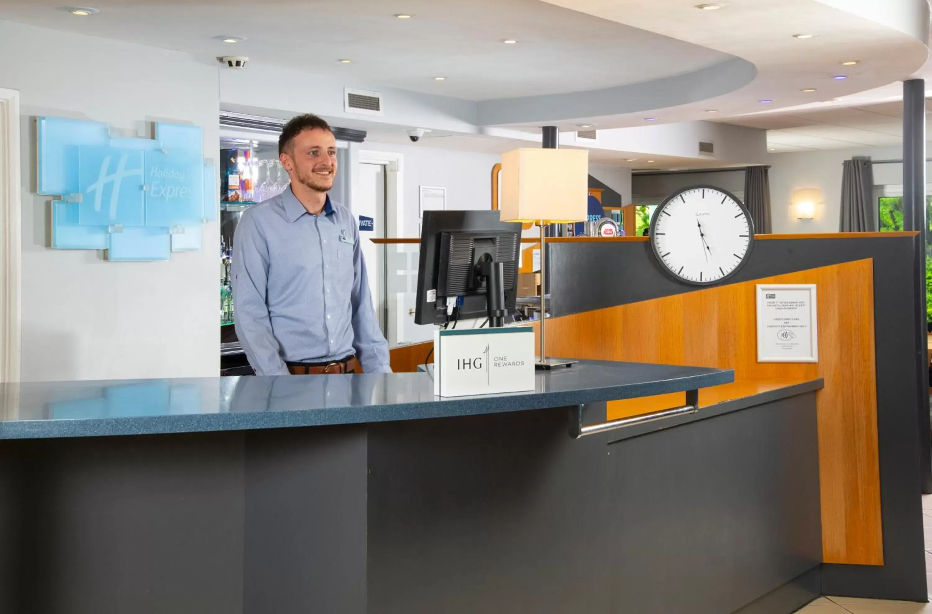 Lobby or reception, Lobby/Reception in Holiday Inn Express Peterborough, an IHG Hotel