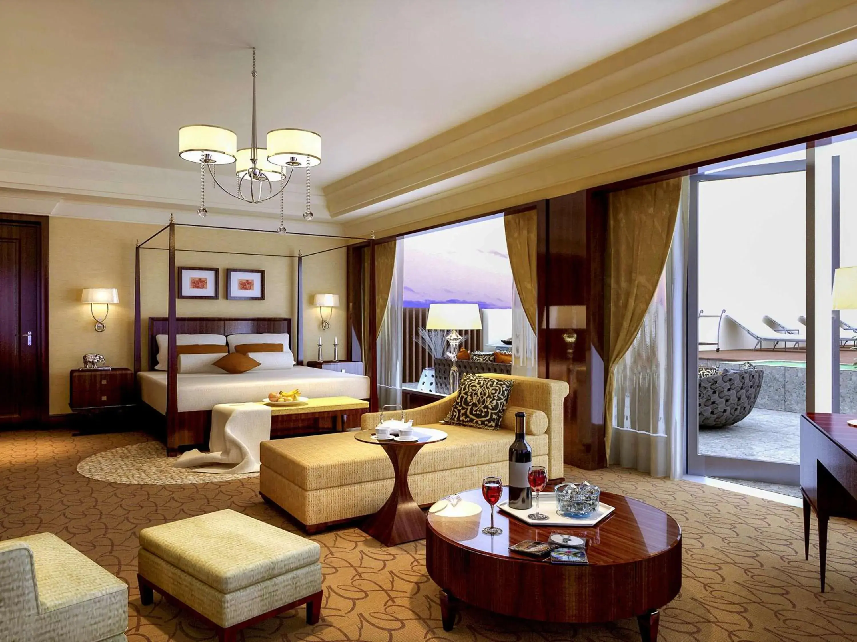 Photo of the whole room, Seating Area in Fairmont Yangcheng Lake Kunshan