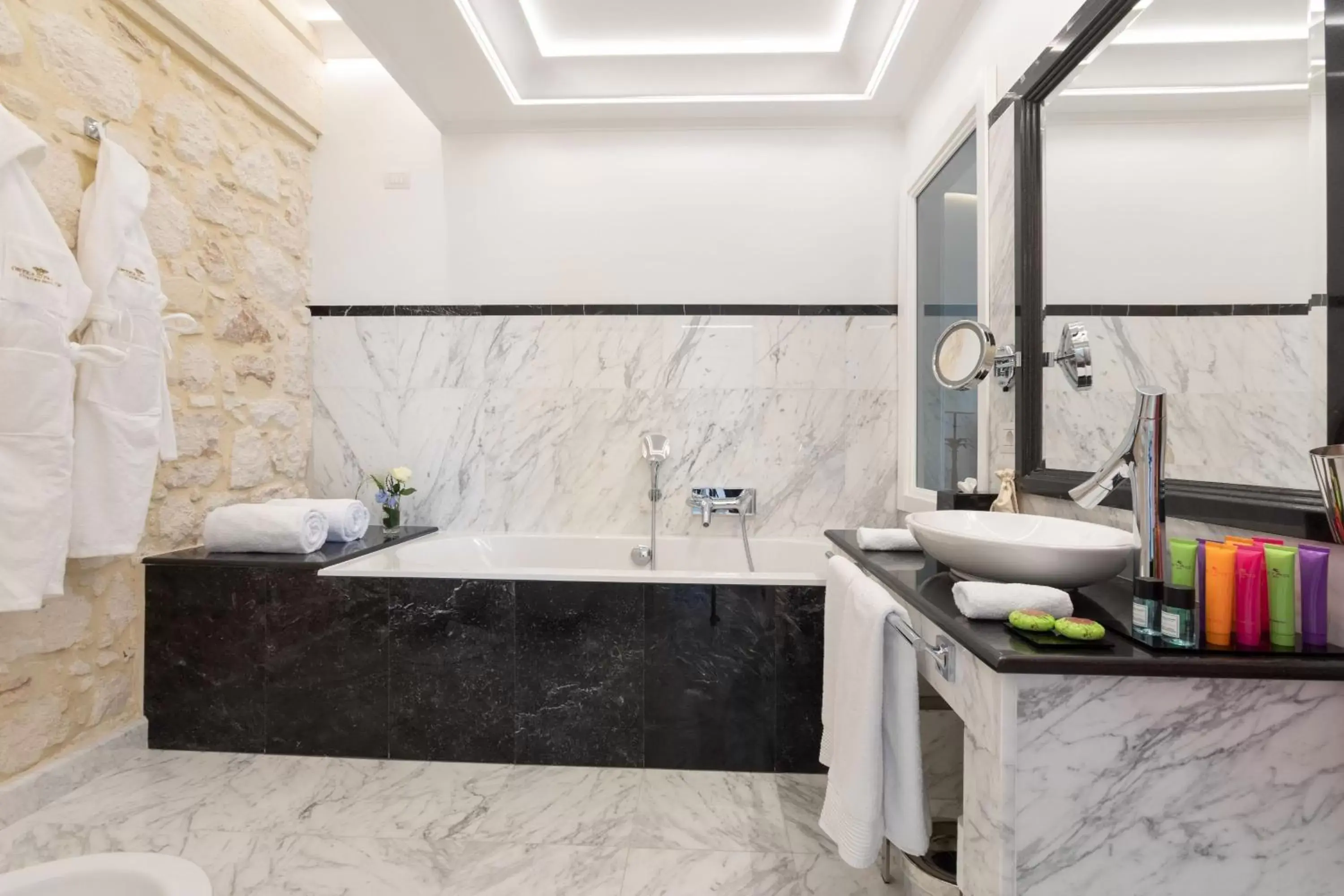 Bathroom in Ortea Palace Hotel, Sicily, Autograph Collection