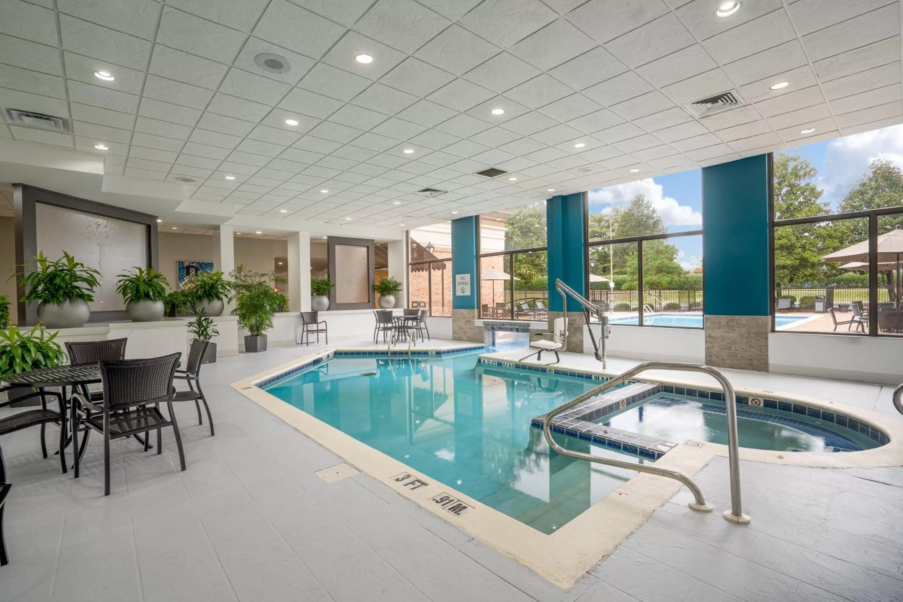 Swimming pool in Holiday Inn Huntsville - Research Park by IHG