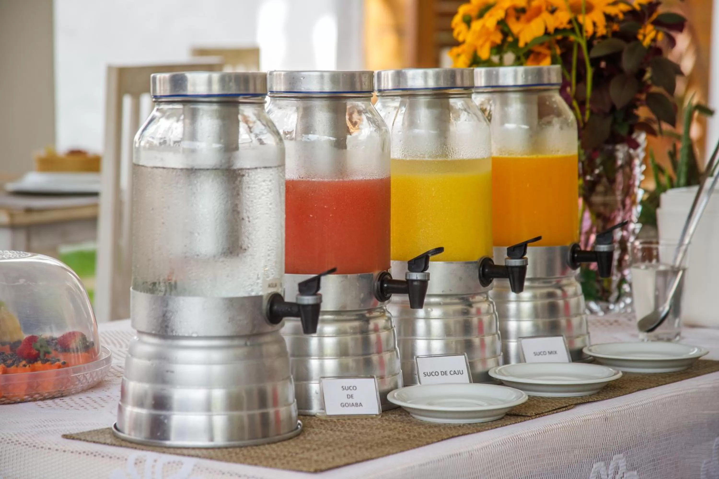 Food and drinks in Portofino Pousada