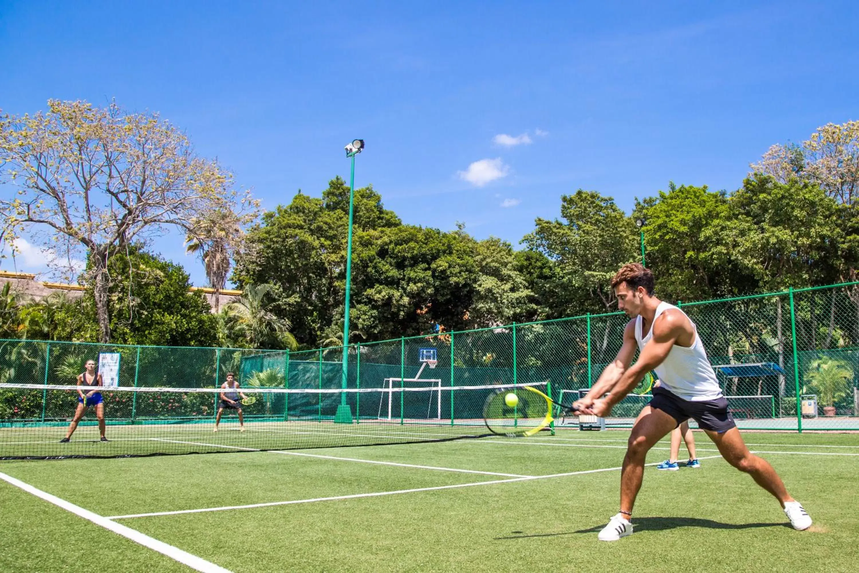 Tennis court, Tennis/Squash in Select Club at Sandos Playacar All Inclusive - Adults Only Area