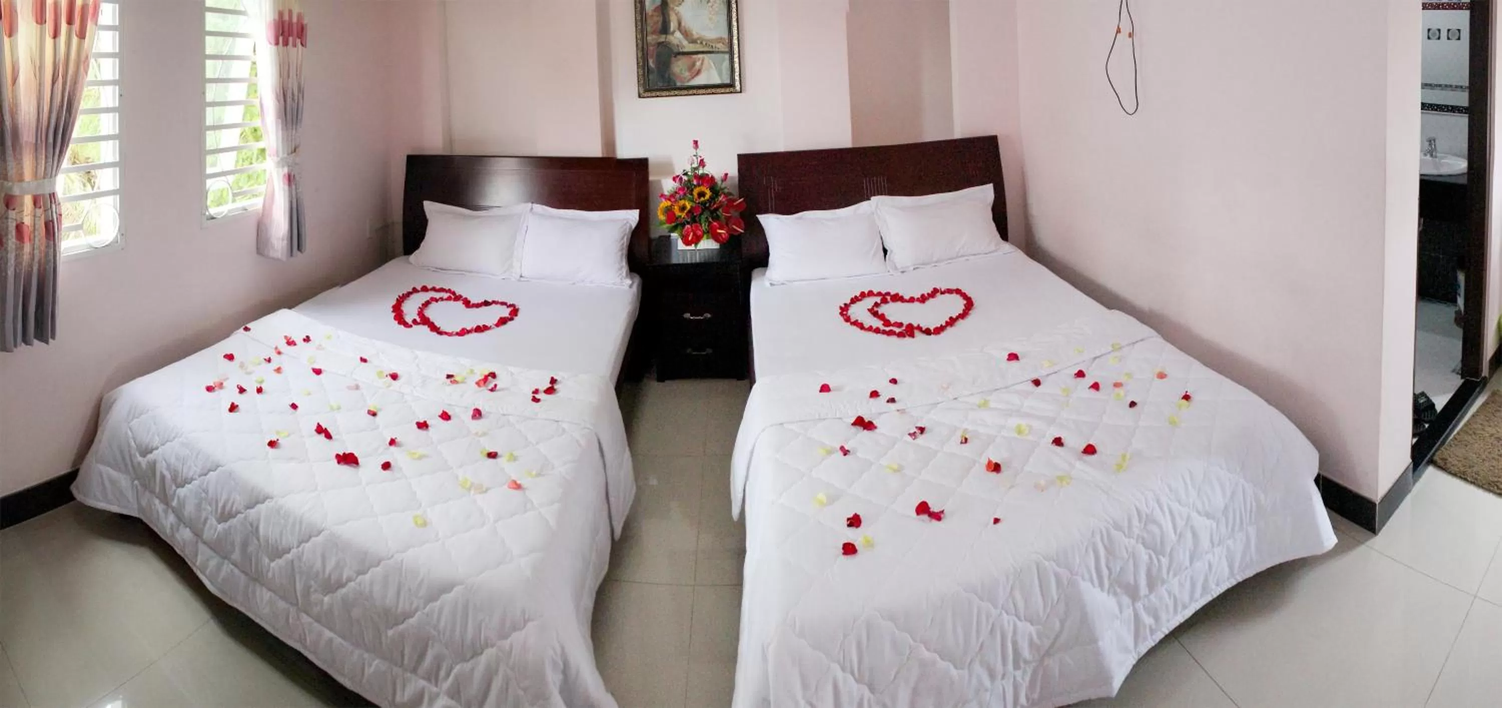 Bed in Ban Mai Hotel 66