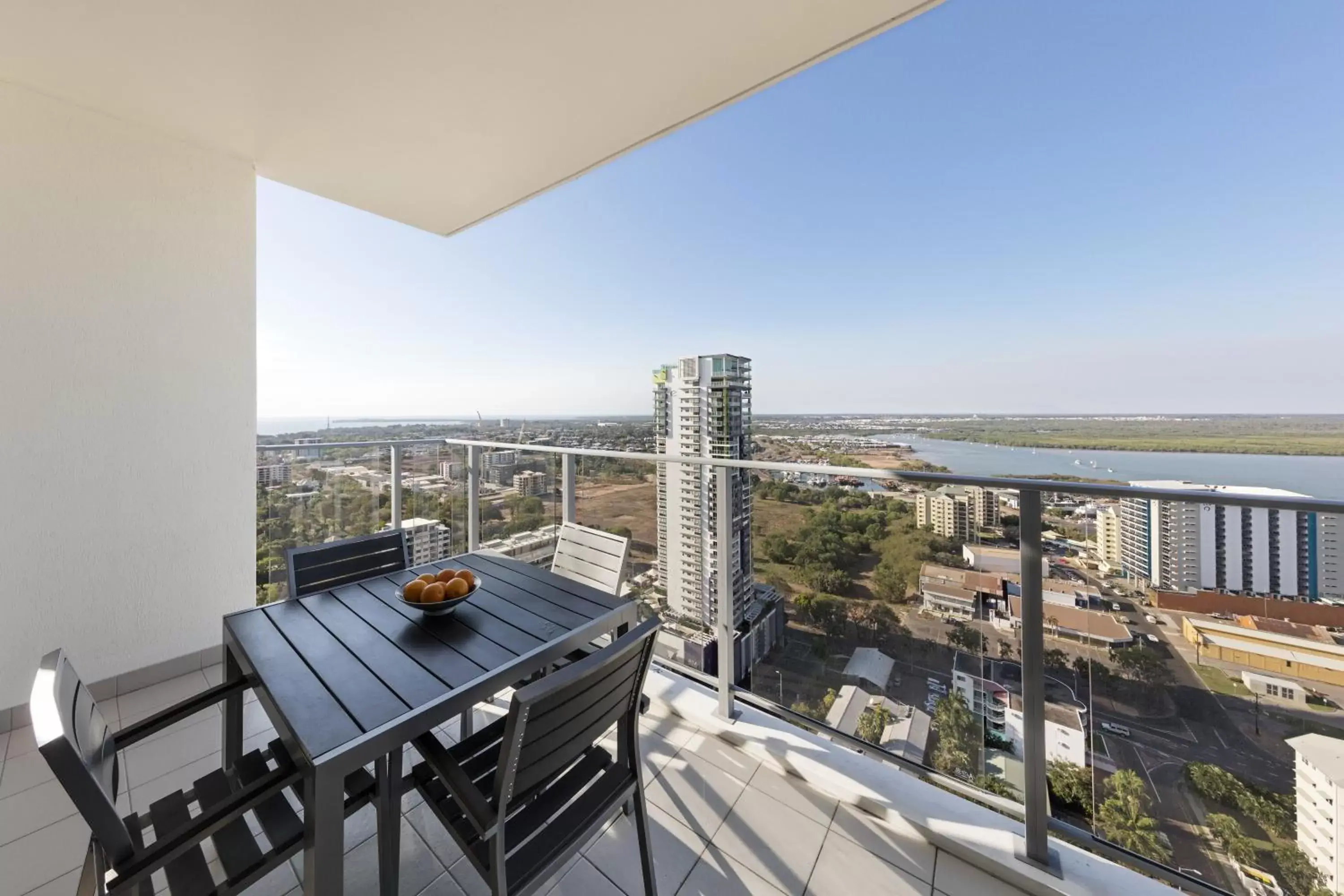 One-Bedroom Apartment with Harbor View - No Housekeeping in Oaks Darwin Elan Hotel