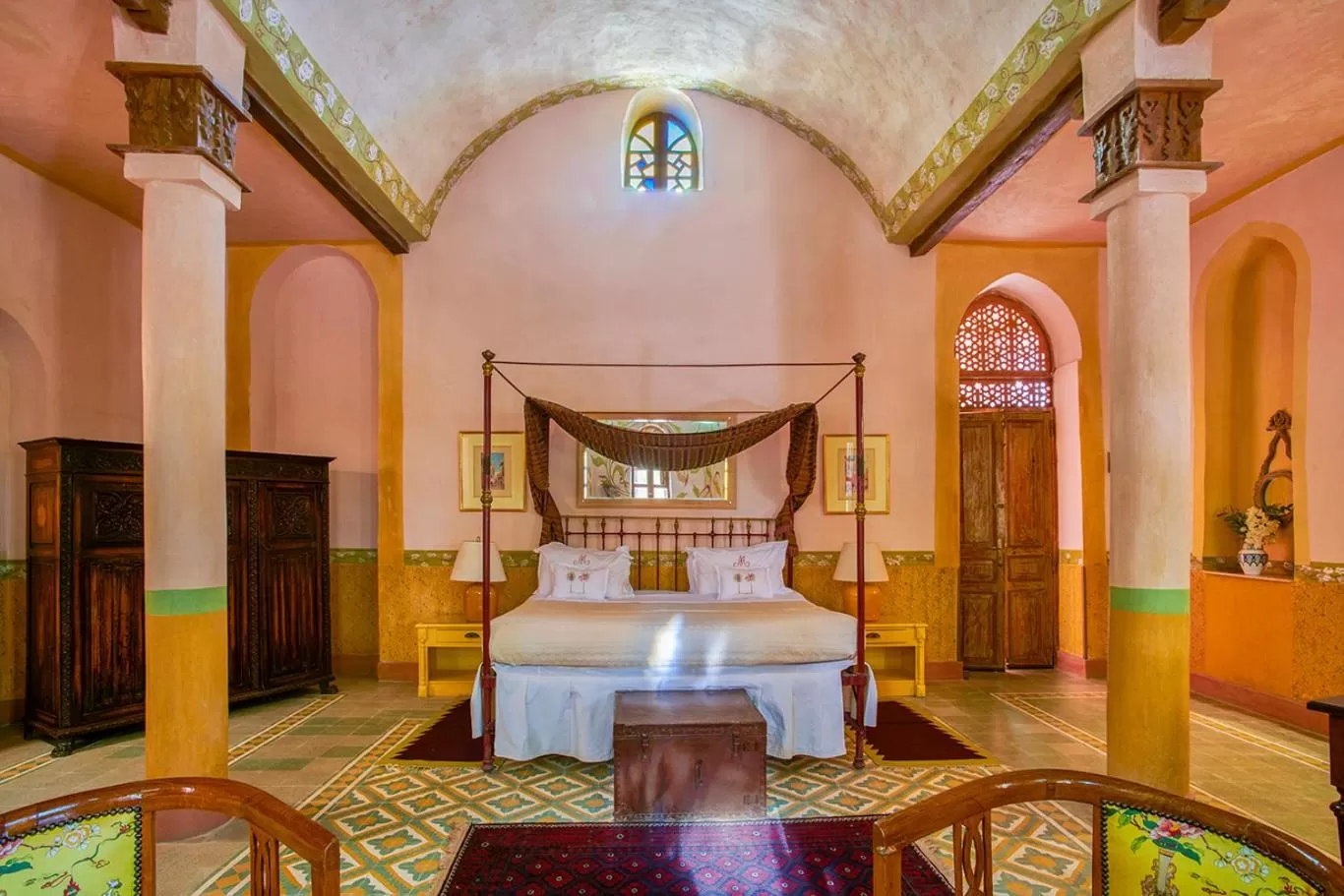 Bed in Al Moudira Hotel