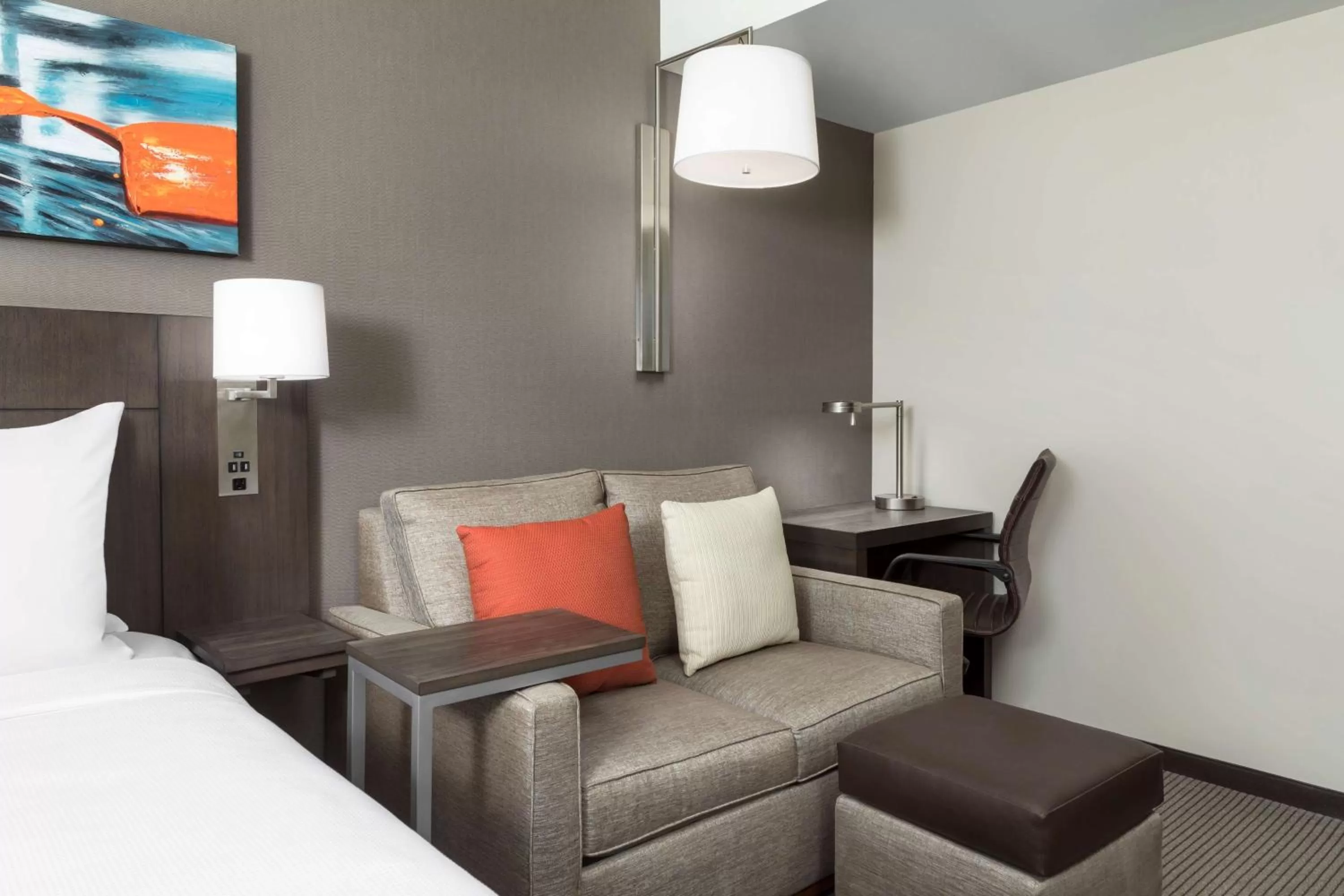 Photo of the whole room, Bed in Hyatt Place New York City - Times Square