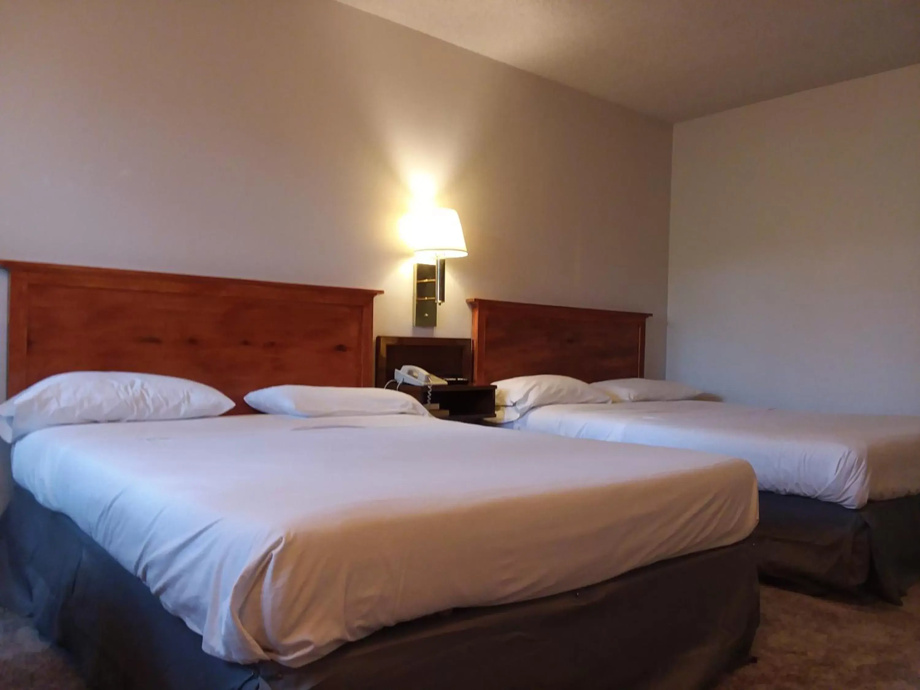 Bed in Americas Best Value Inn Laramie