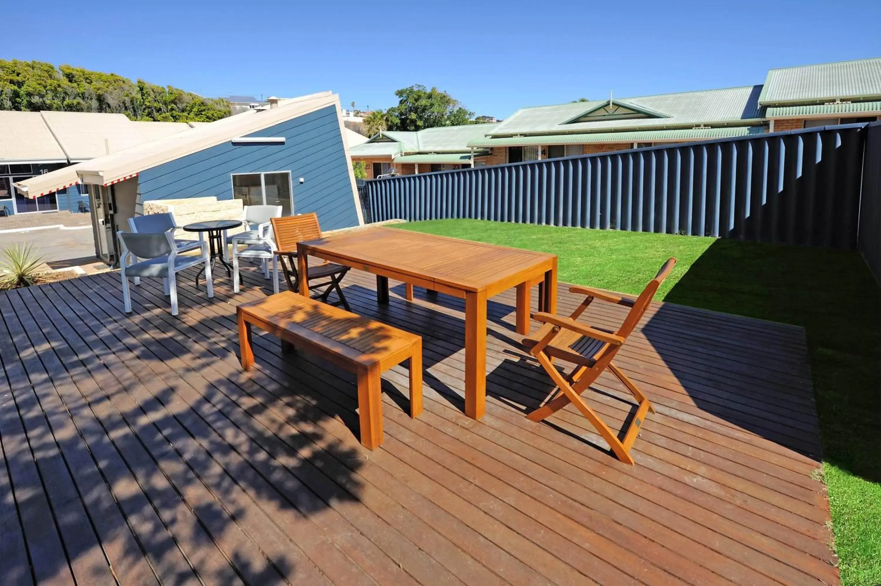 Patio in Abrolhos Reef Lodge