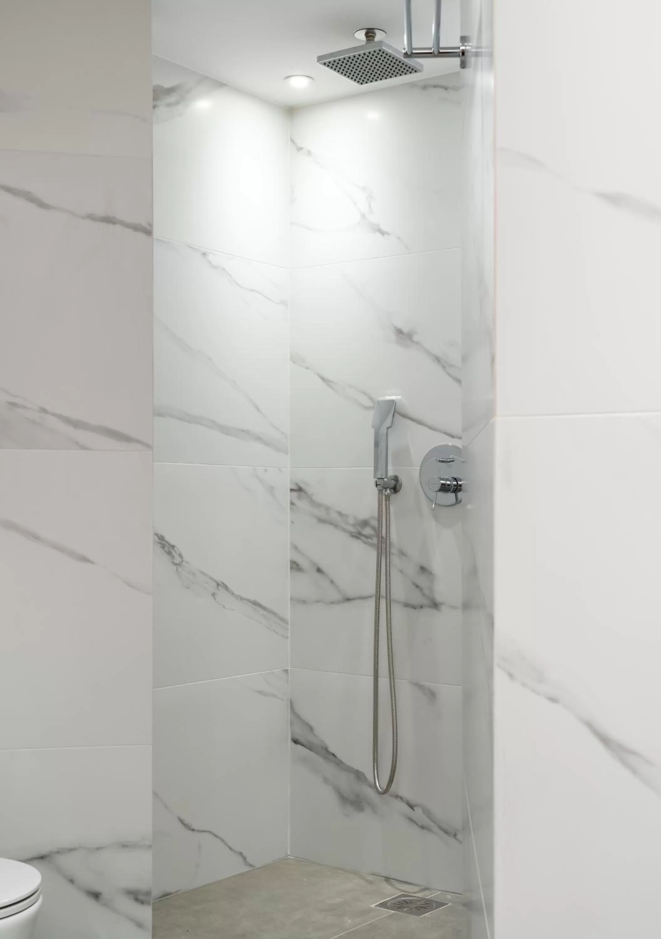 Shower in Evripidou Suites