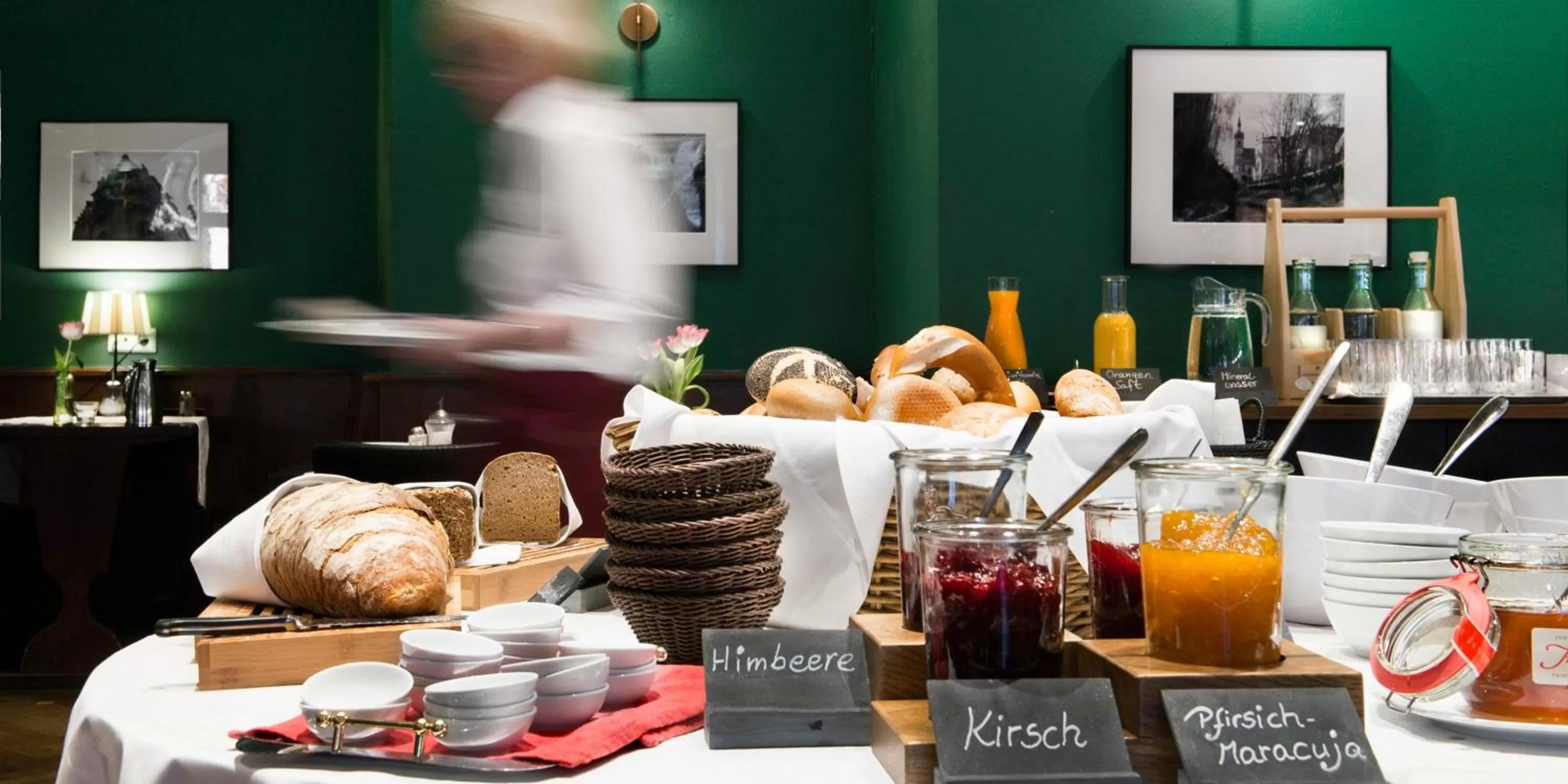 Buffet breakfast in Romantik Hotel Barbarossa