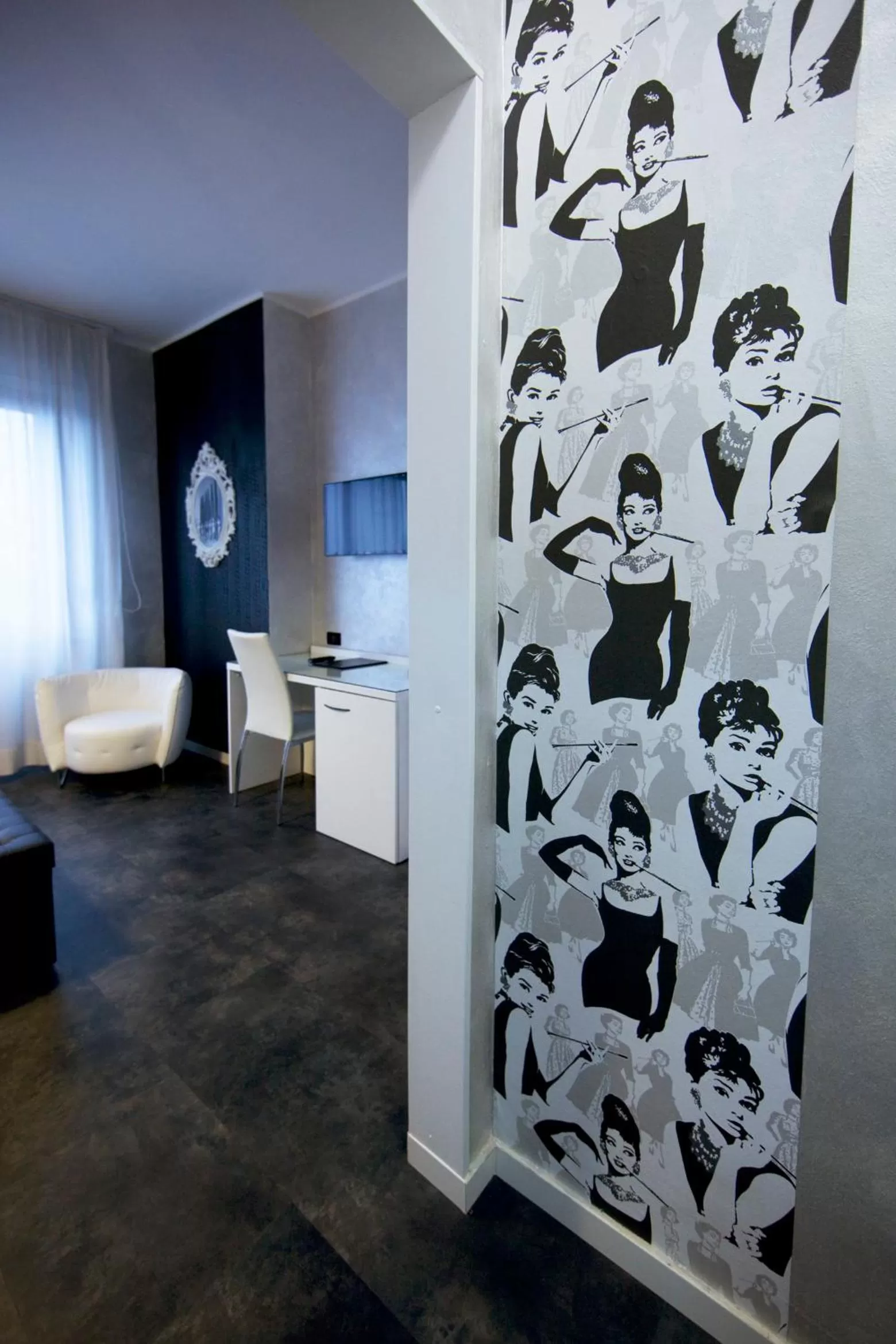 Decorative detail, Bed in Piccolo Hotel Allamano