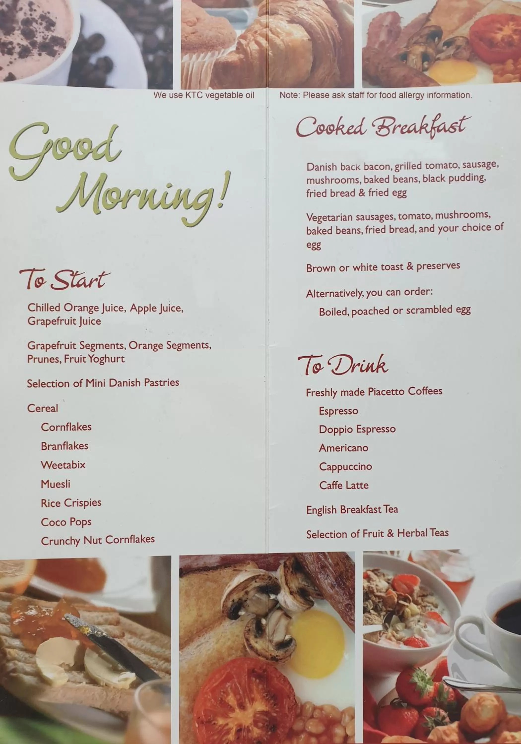 Breakfast in The Broadway Hotel