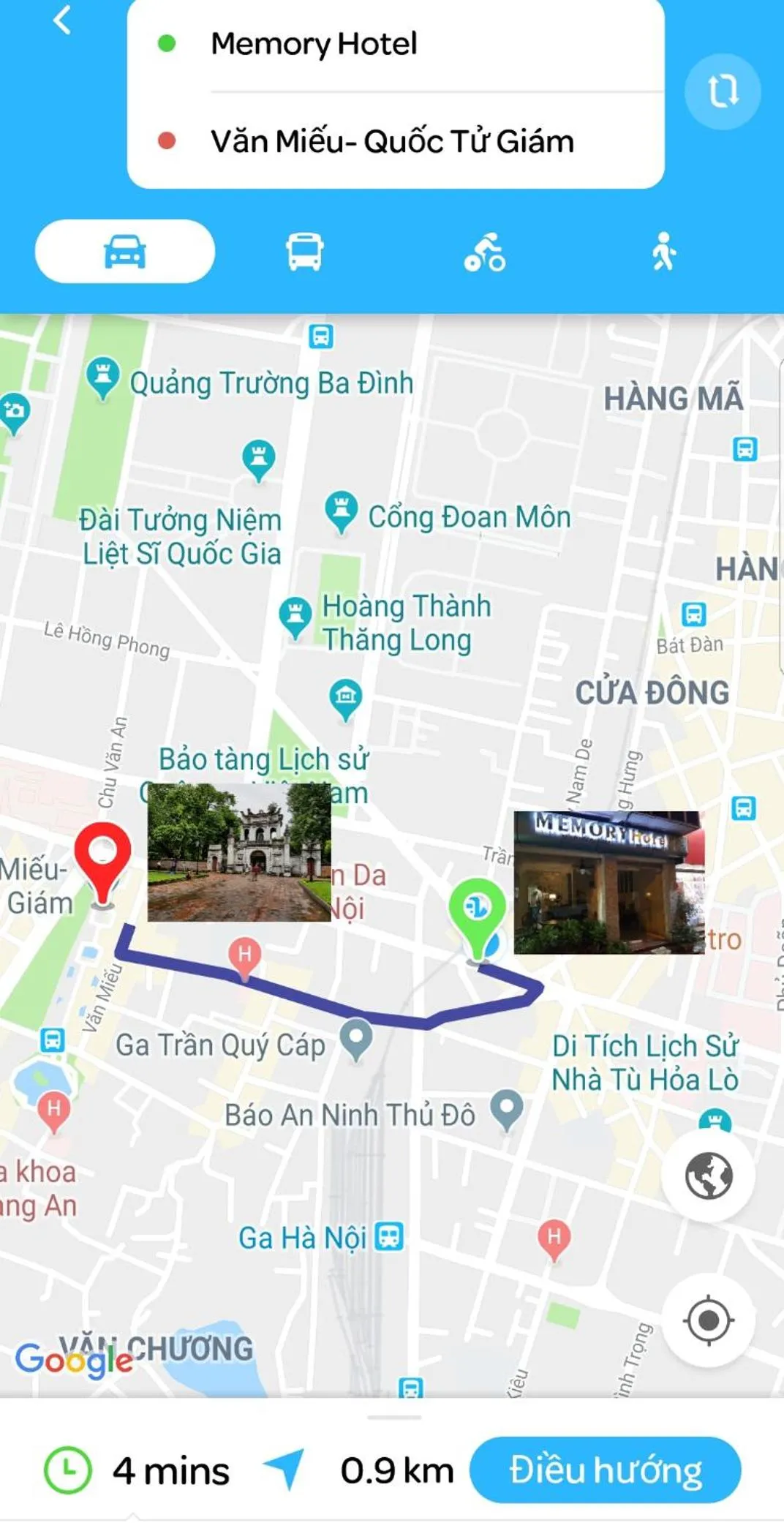 Neighbourhood in Memory Hotel