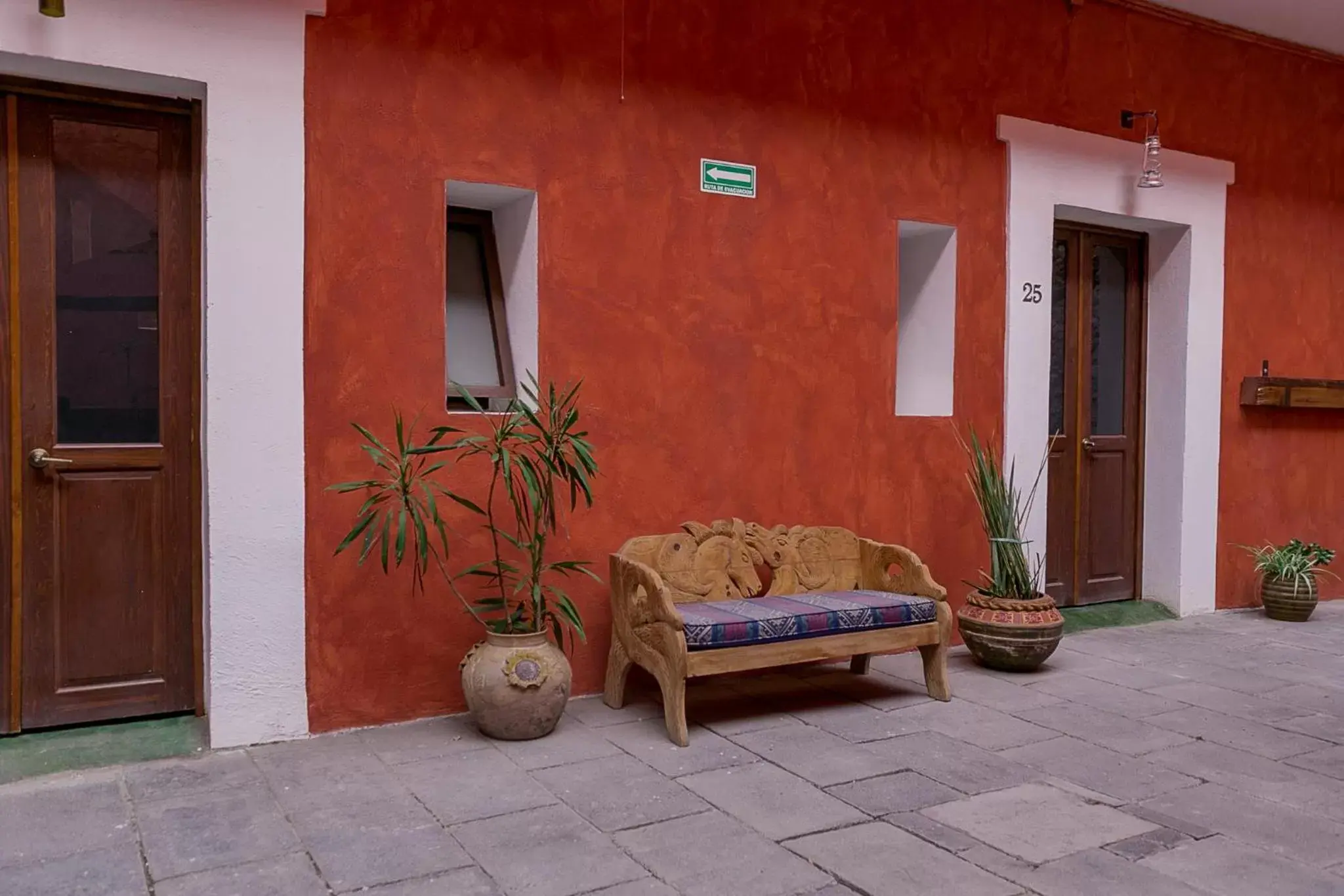 Patio in Hotel el Descanso