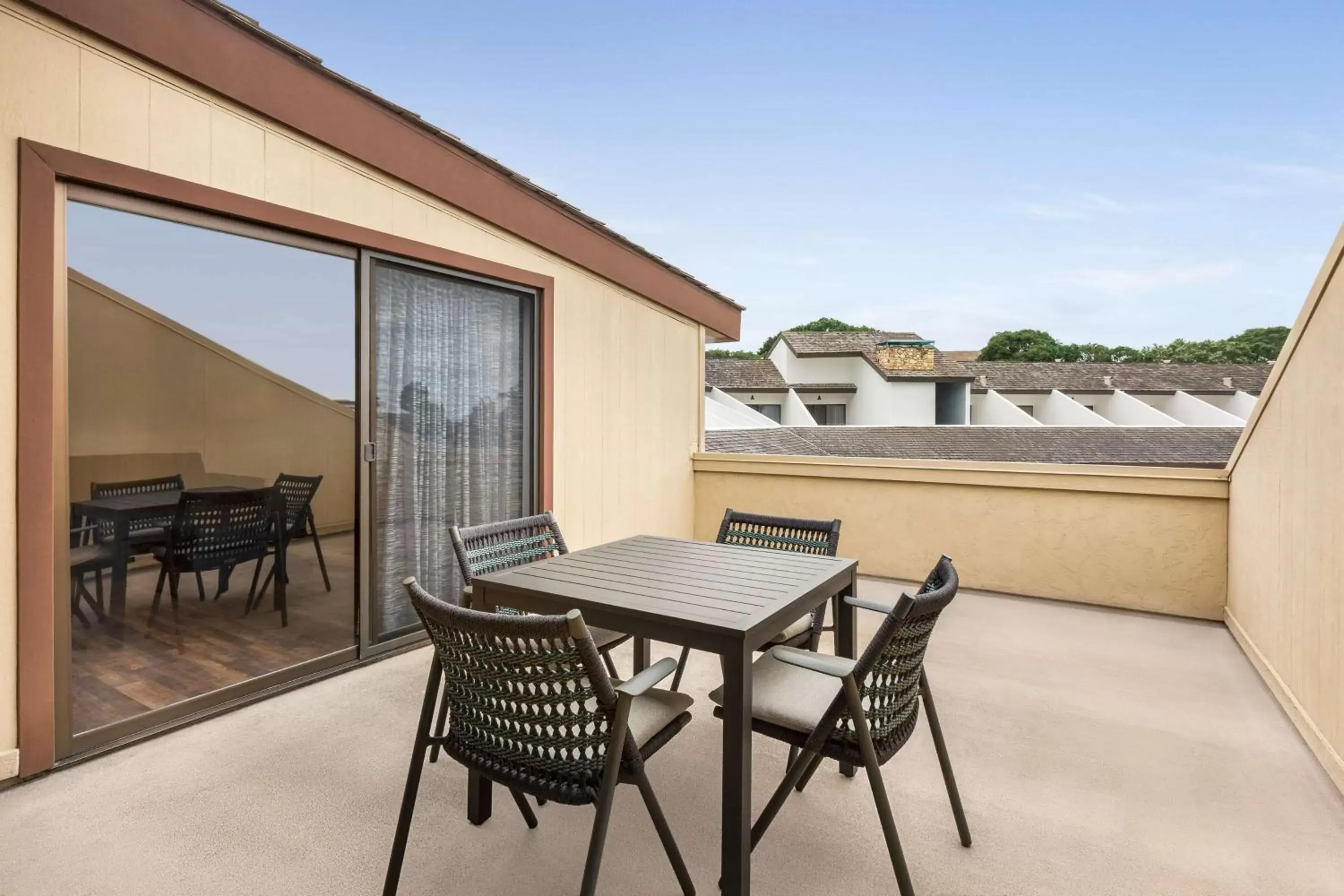 View (from property/room), Balcony/Terrace in Hilton Garden Inn Monterey