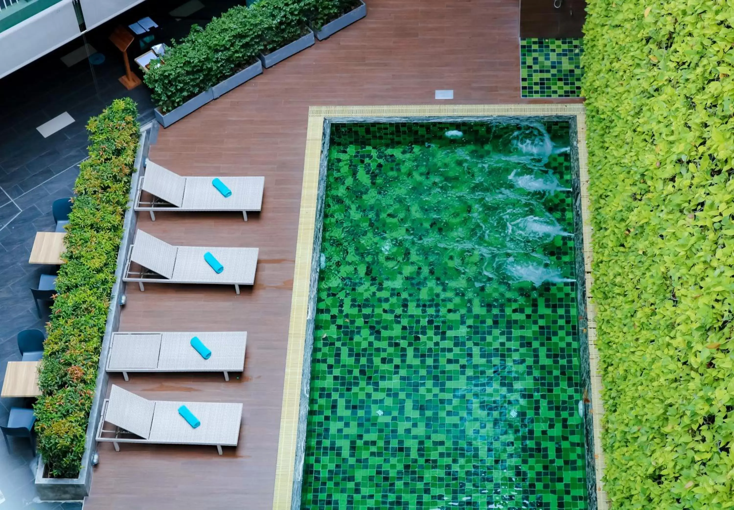 Swimming pool, Pool View in Cross Vibe Chiang Mai Decem Nimman Hotel - formerly X2 Vibe Chiang Mai Decem - SHA Extra Plus