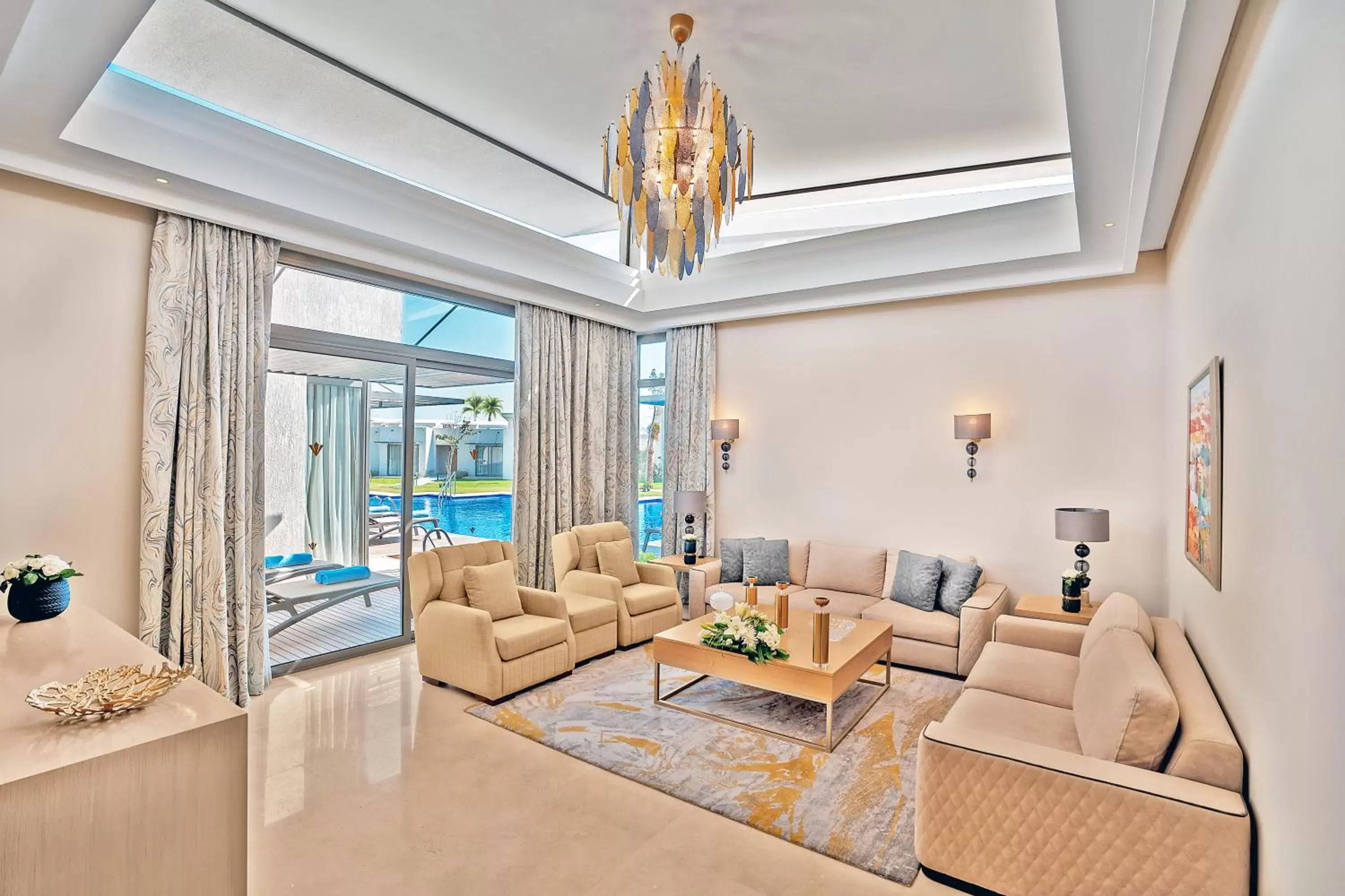 Seating Area in Rixos Premium Magawish Suites and Villas- Ultra All-Inclusive