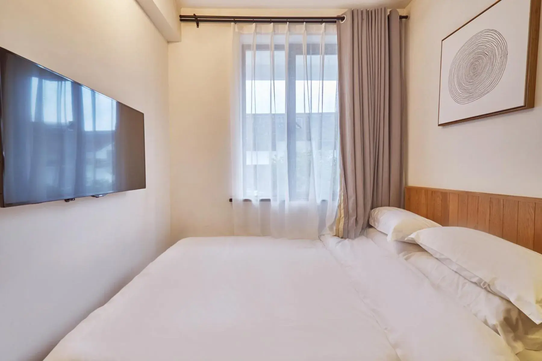 Bedroom, Bed in Hangzhou Yueshang Yunshe Boutique Hostel