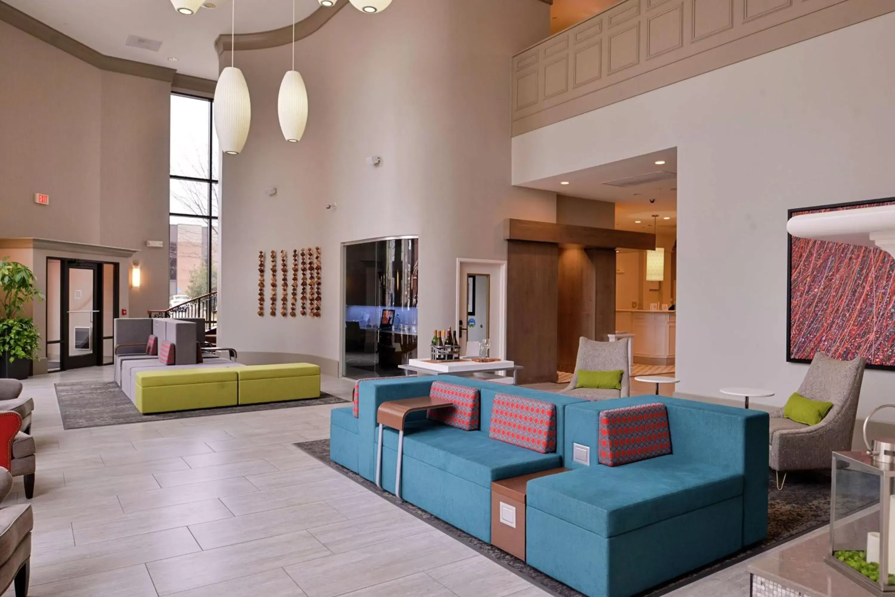 Lobby or reception, Lobby/Reception in Hilton Garden Inn Terre Haute