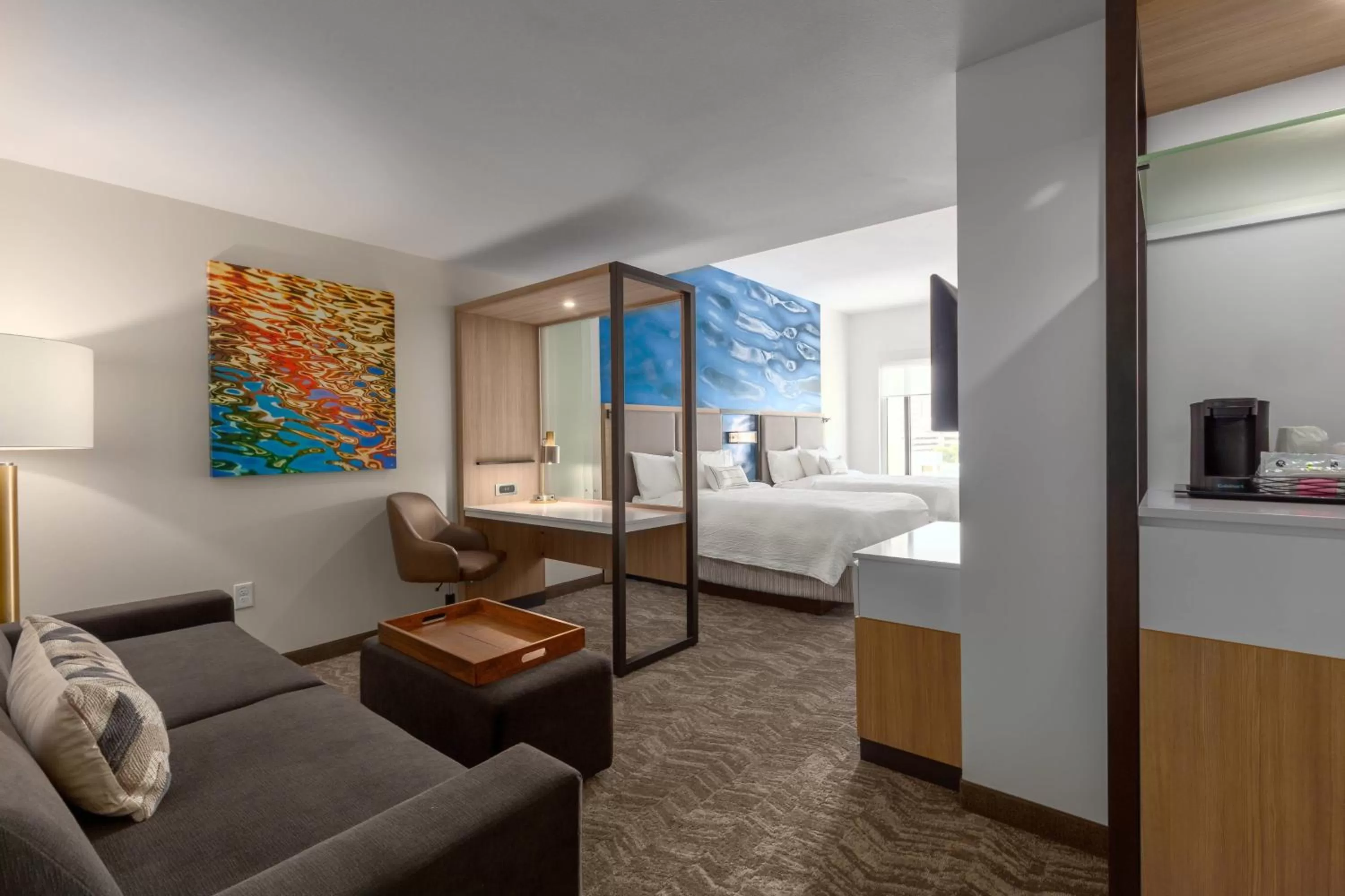 Bedroom, Bed in SpringHill Suites by Marriott Bradenton Downtown/Riverfront