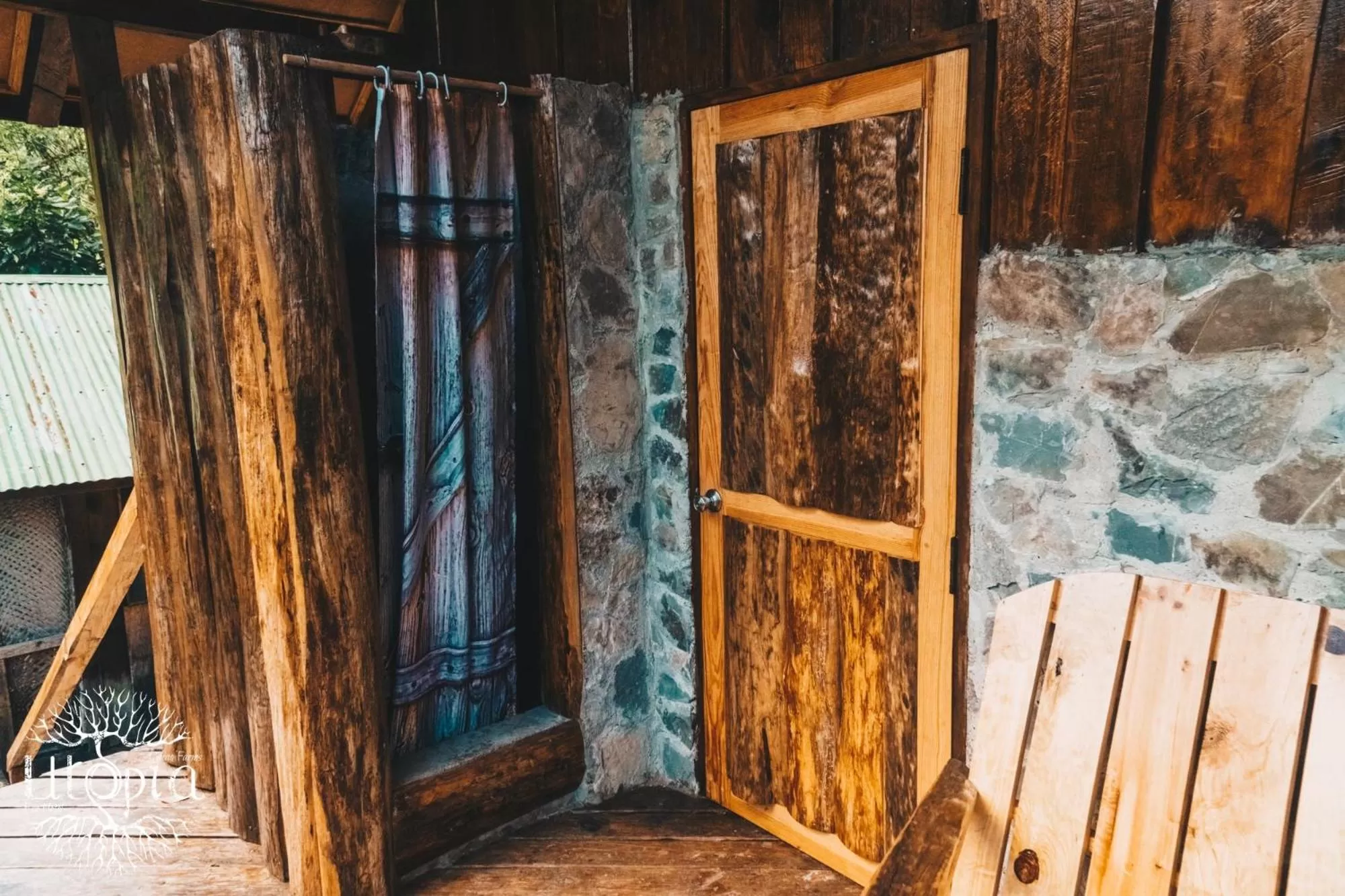 Bathroom in Utopia Eco Hotel