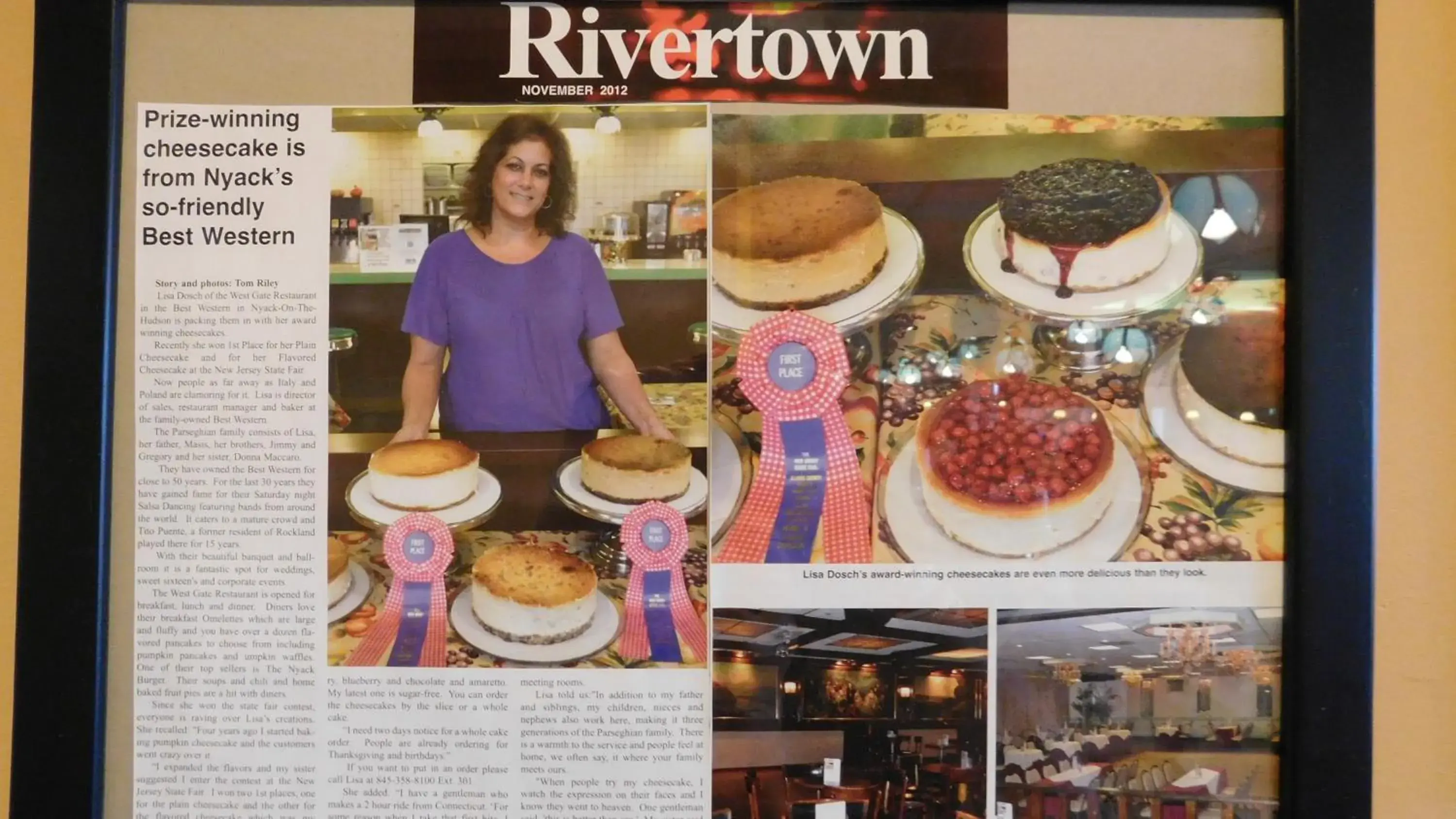 Restaurant/places to eat in West Gate Inn Nyack Restaurant/places to eat in West Gate Inn Nyack