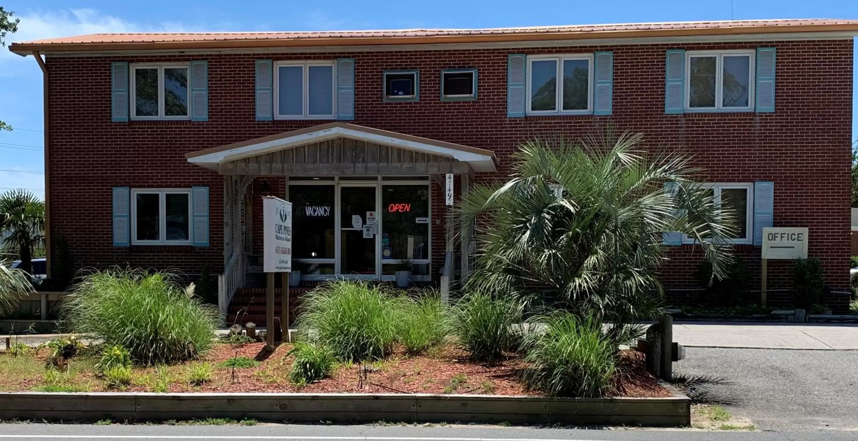 Lobby or reception, Property Building in Cape Pines Motel