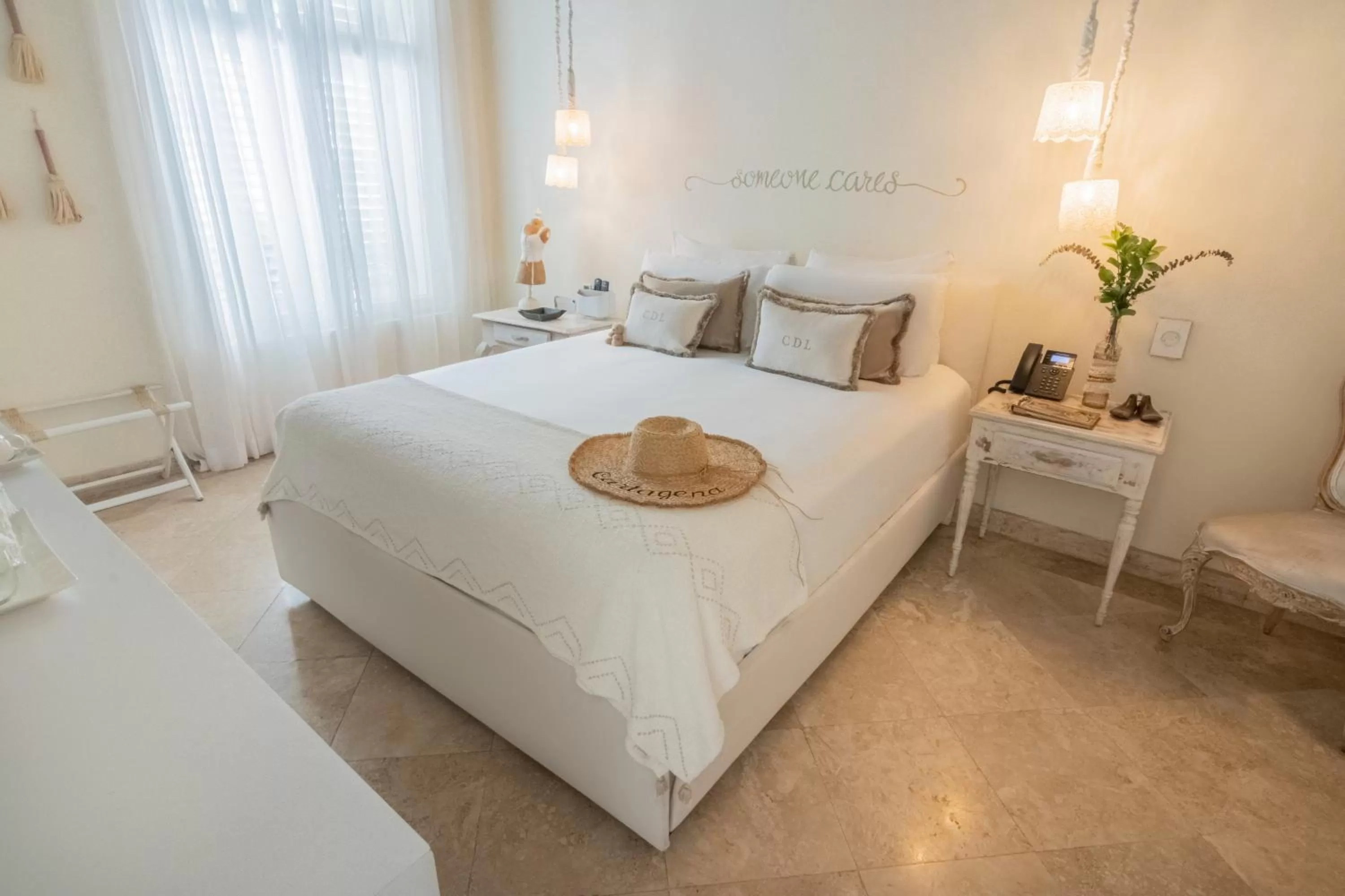 Bed in Casa Diluca Cartagena Hotel Boutique