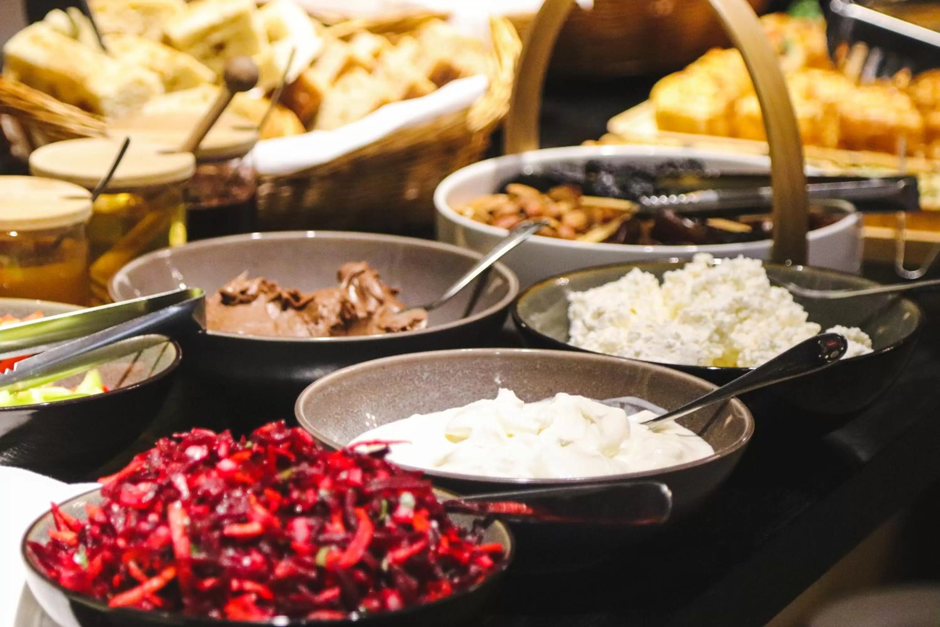 Buffet breakfast in Borjomi Bridge Hotel