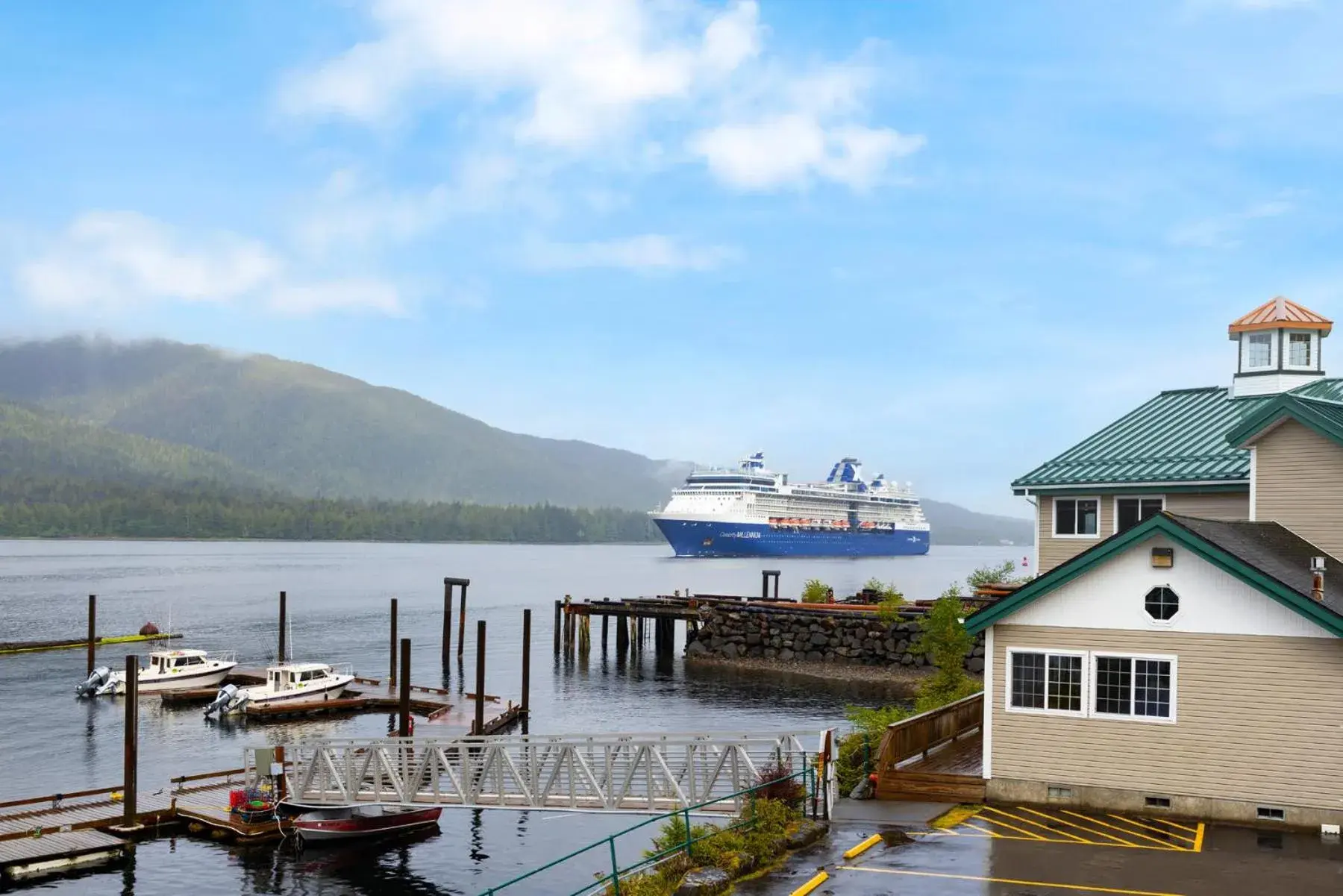 Sea view in The Ketch Inn Sea view in The Ketch Inn