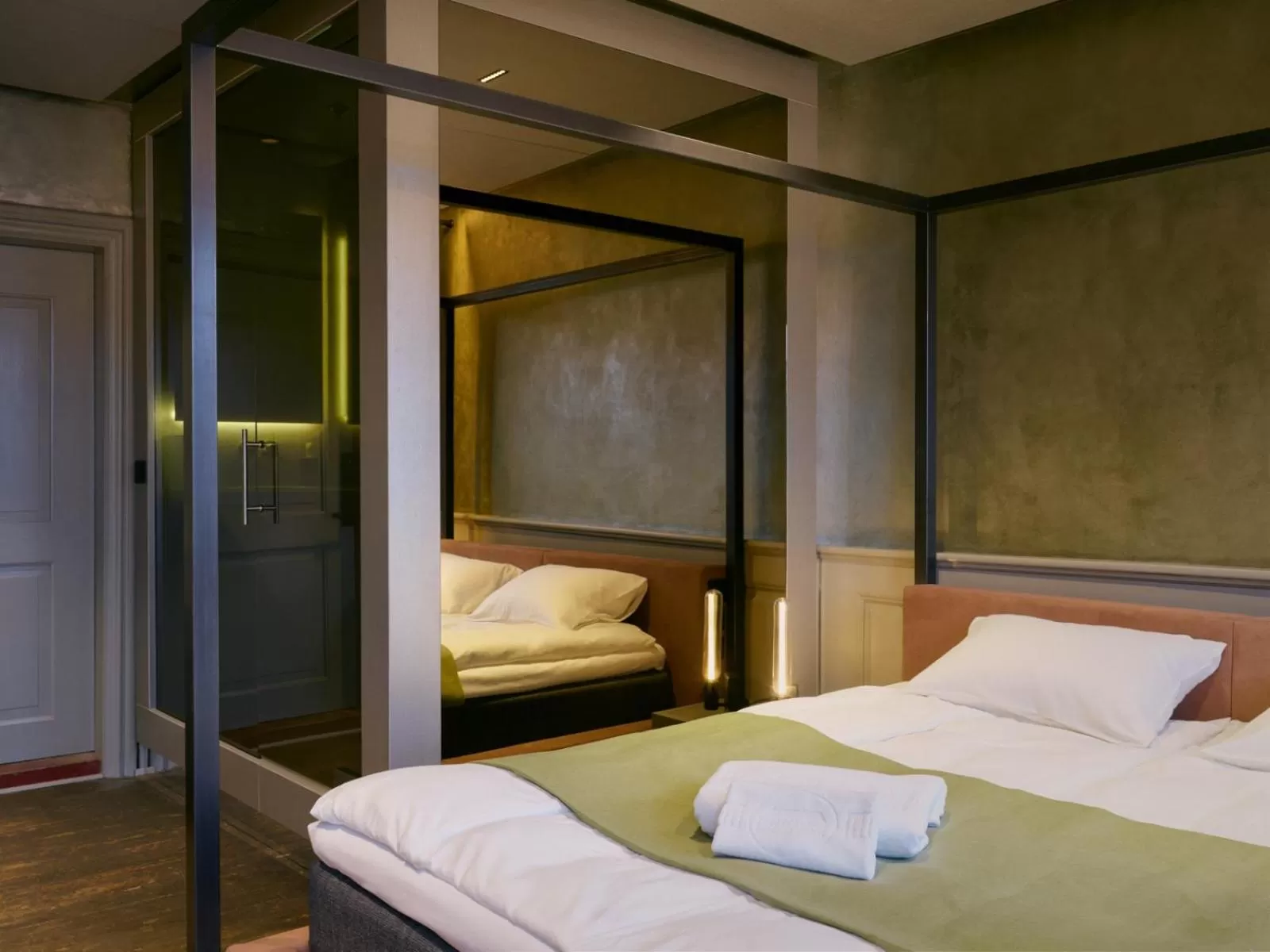 Bedroom, Bed in Tollboden Hotell - Unike Hoteller