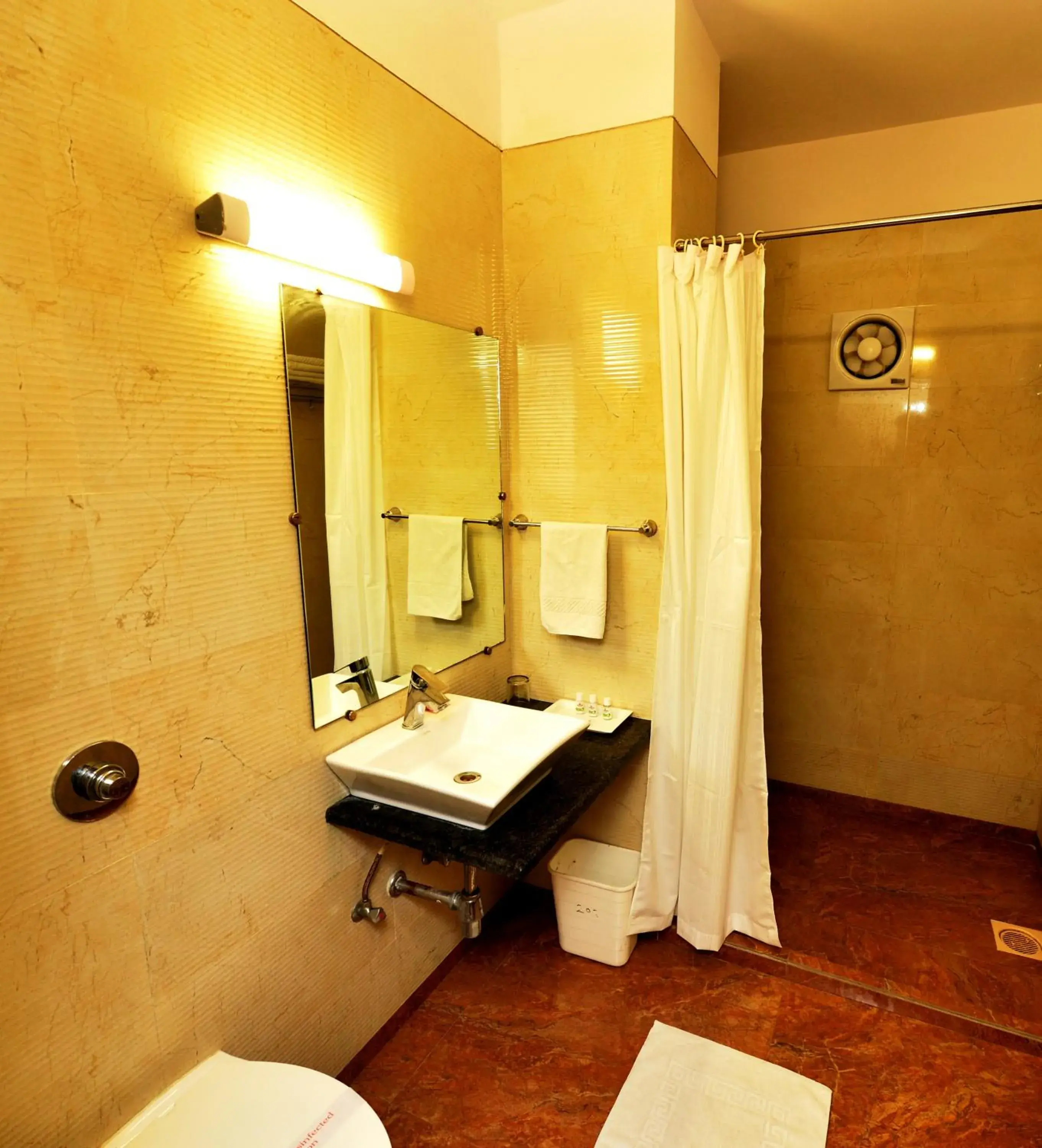 Bathroom in Hotel Vishnupriya