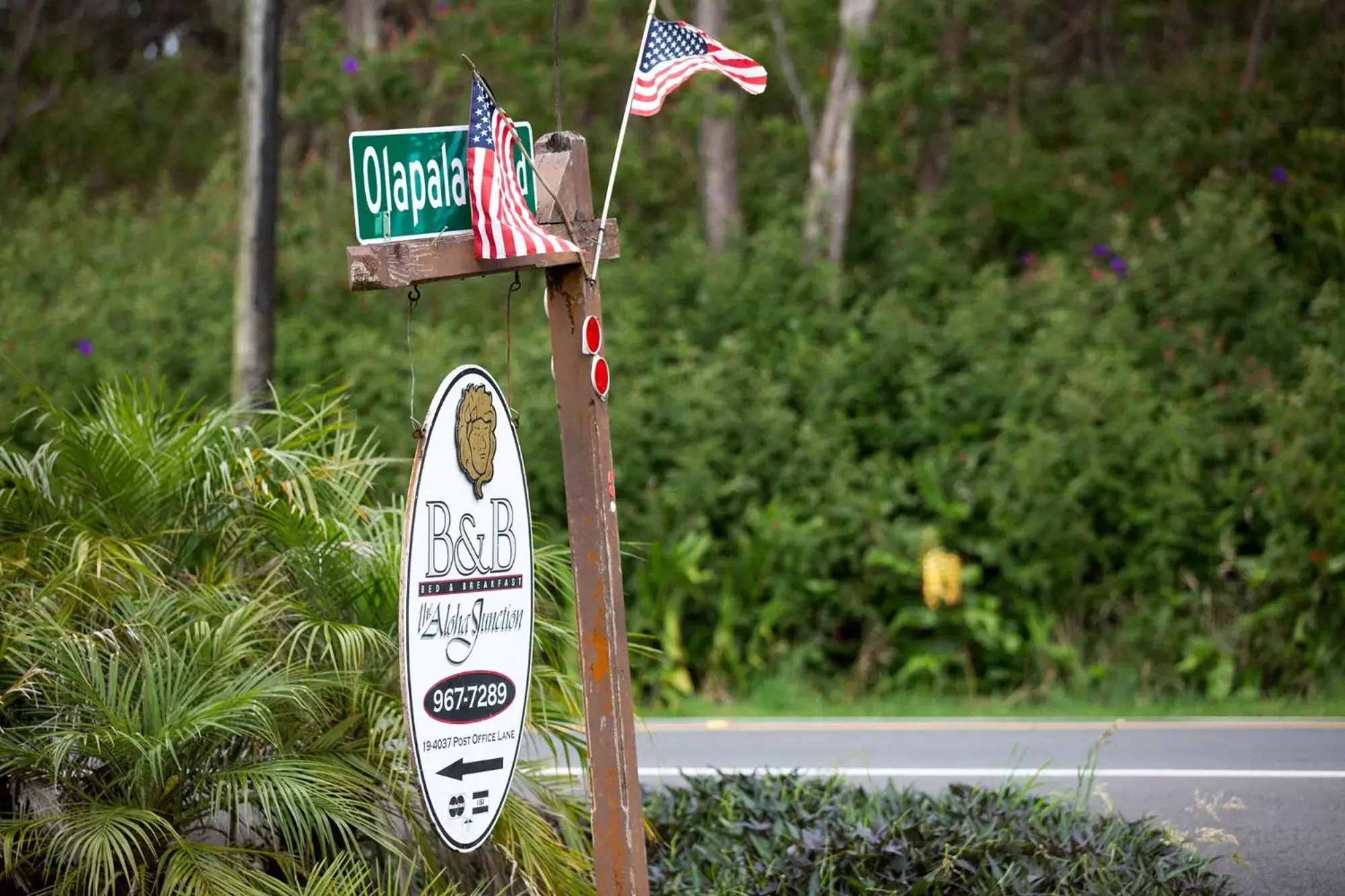 Property Logo/Sign in Aloha Junction Guest House - 5 min from Hawaii Volcanoes National Park