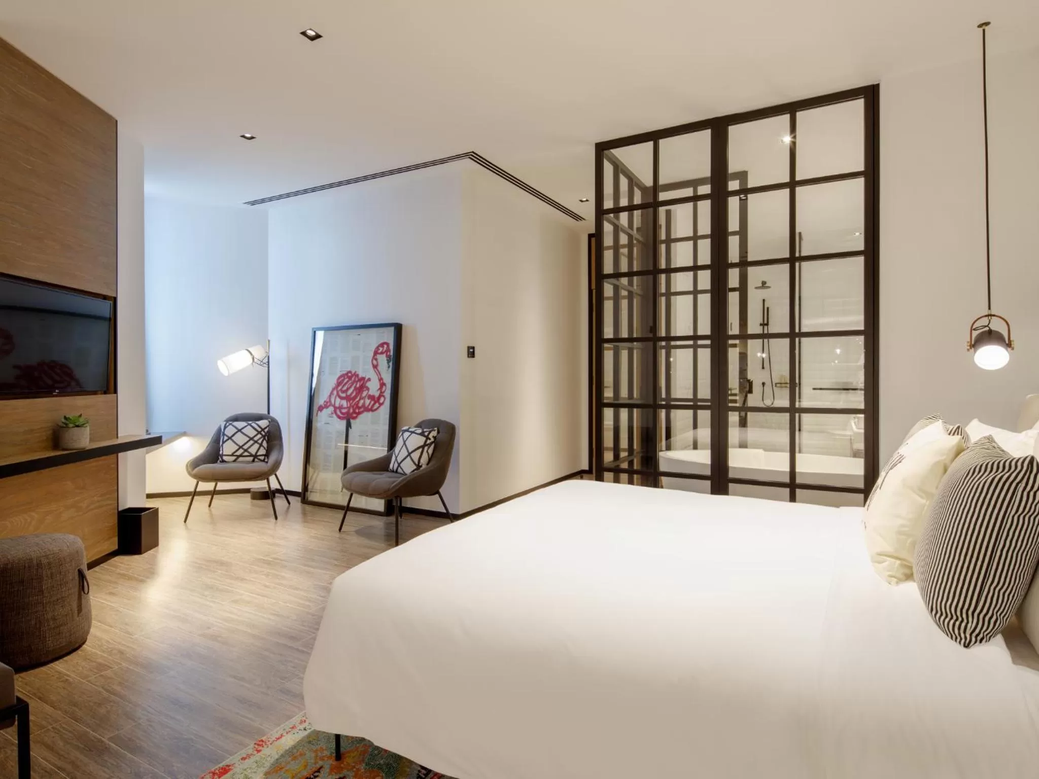 TV and multimedia, Bed in Zabeel House The Greens by Jumeirah