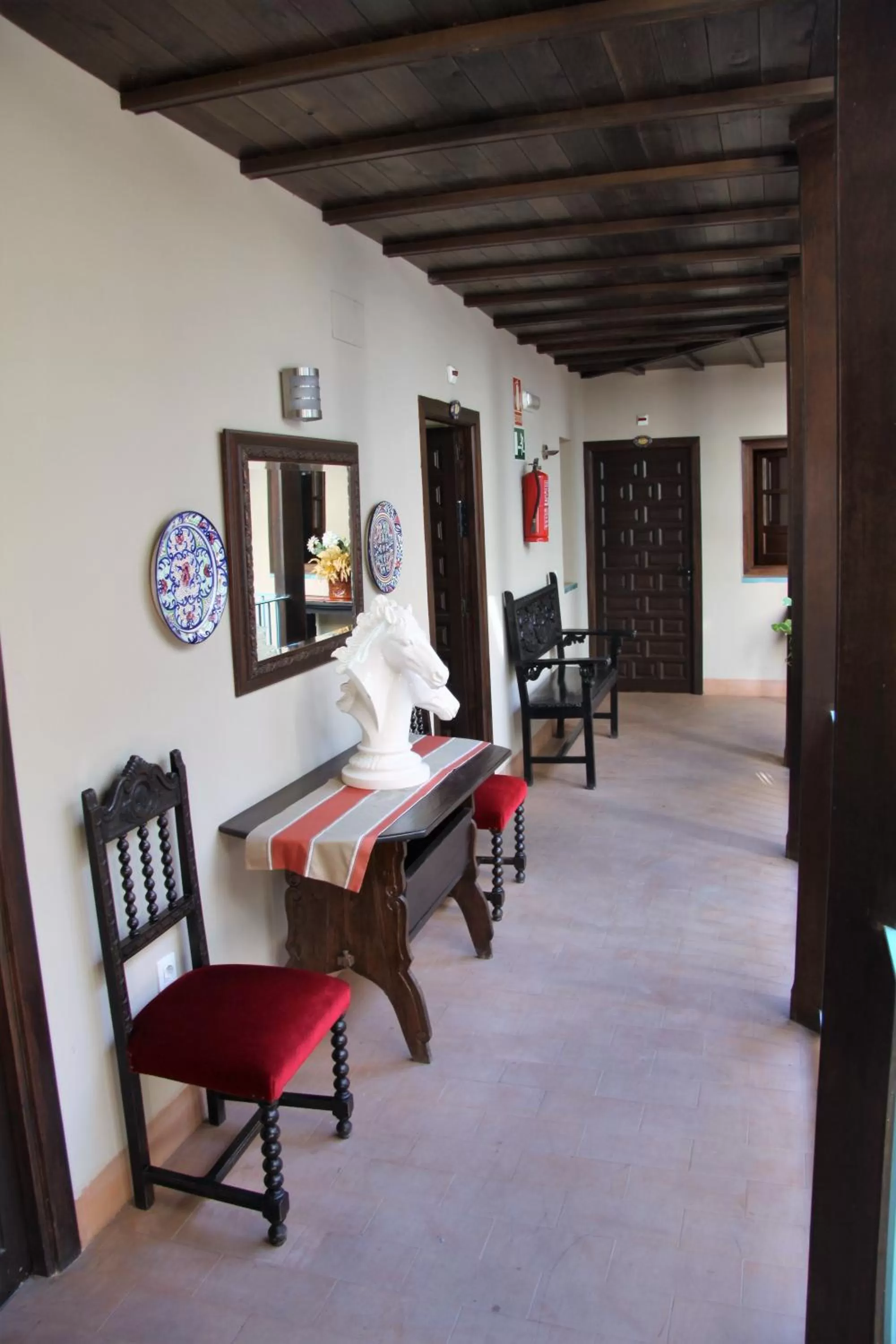 Decorative detail, Seating Area in Hotel Patio de las Cruces