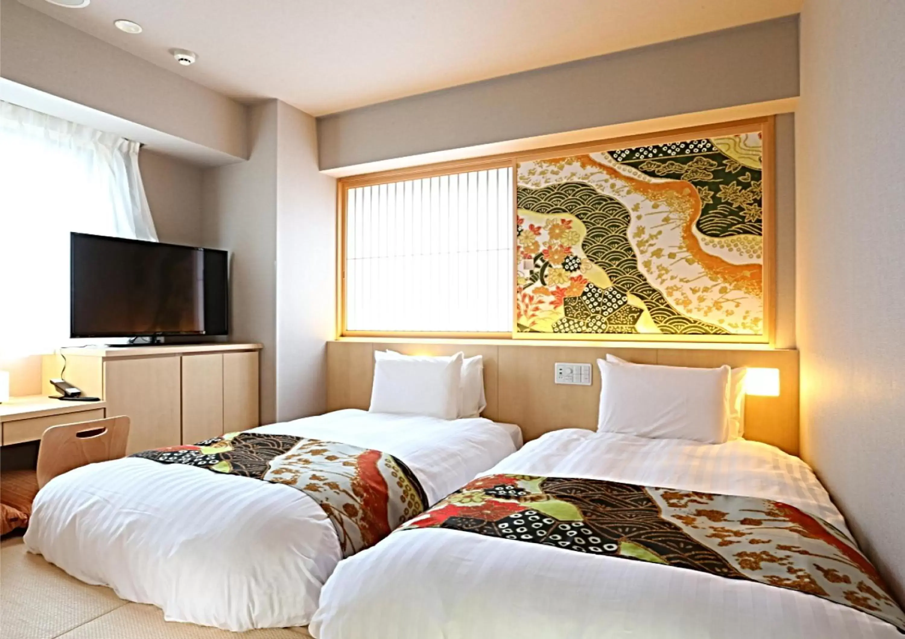 Photo of the whole room, Bed in Hotel Wing International Premium Kanazawa Ekimae