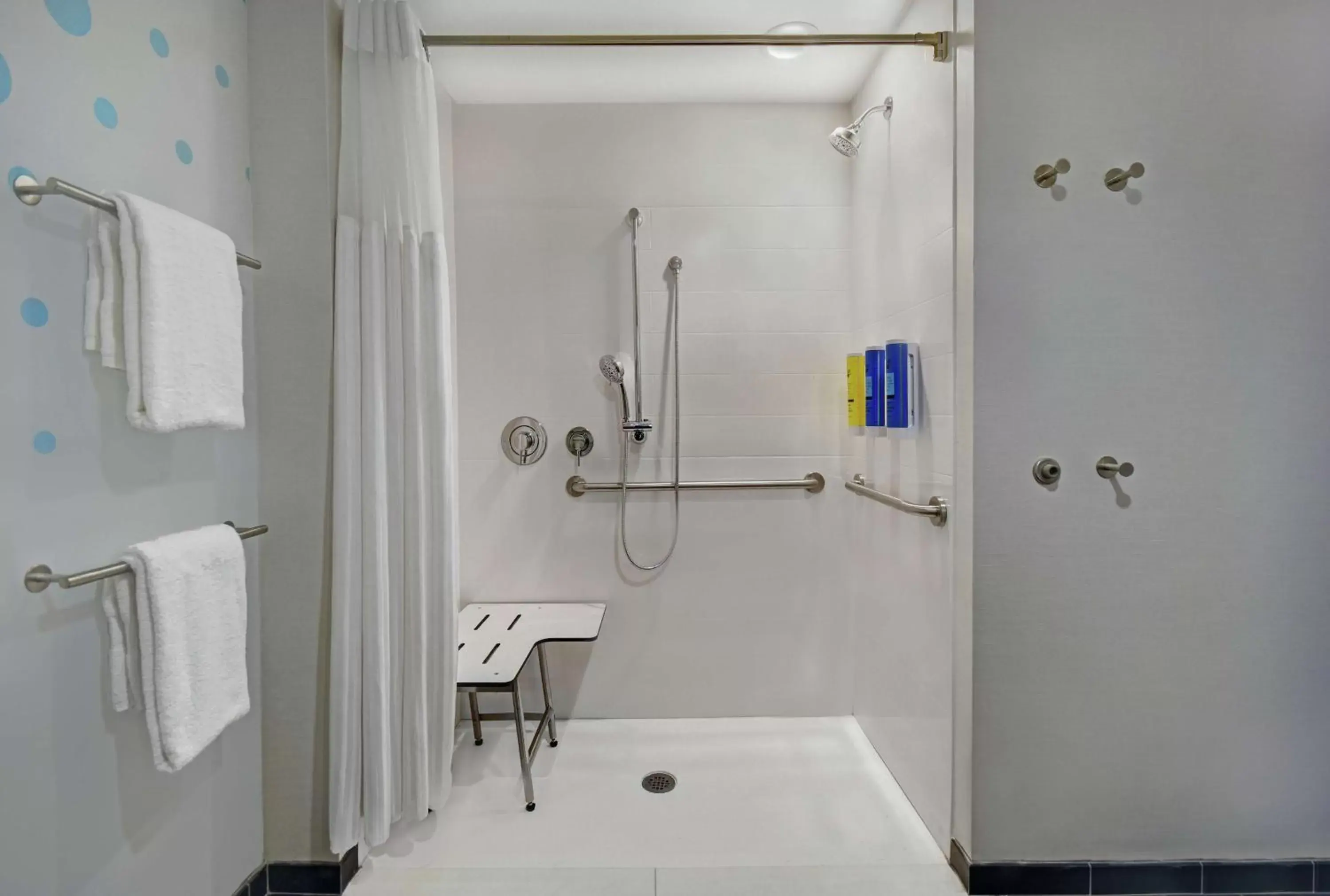 Queen Room - Mobility Accessible with Roll In Shower in Tru By Hilton Burlington Queen Room - Mobility Accessible with Roll In Shower in Tru By Hilton Burlington