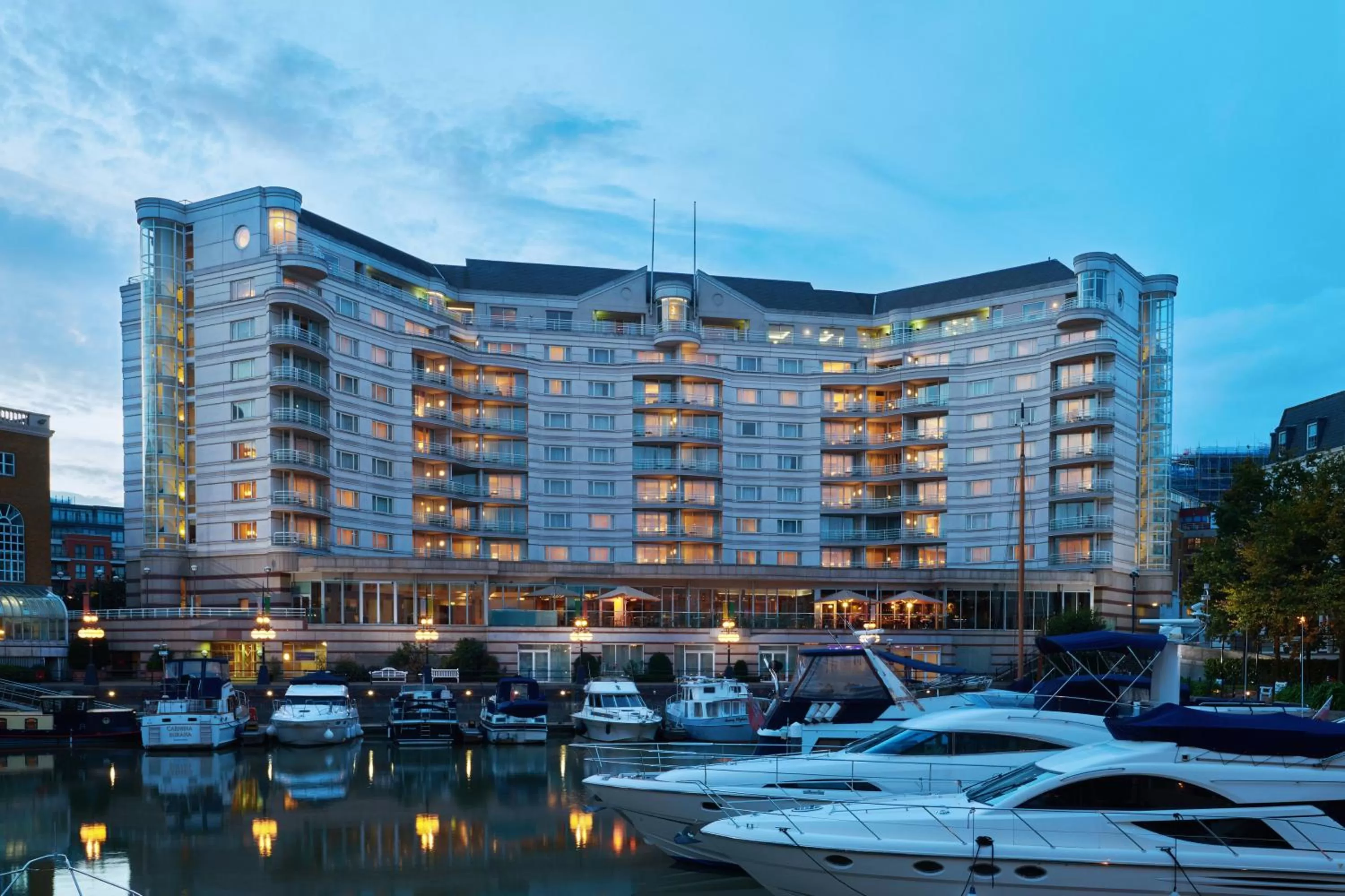 Property building in The Chelsea Harbour Hotel and Spa