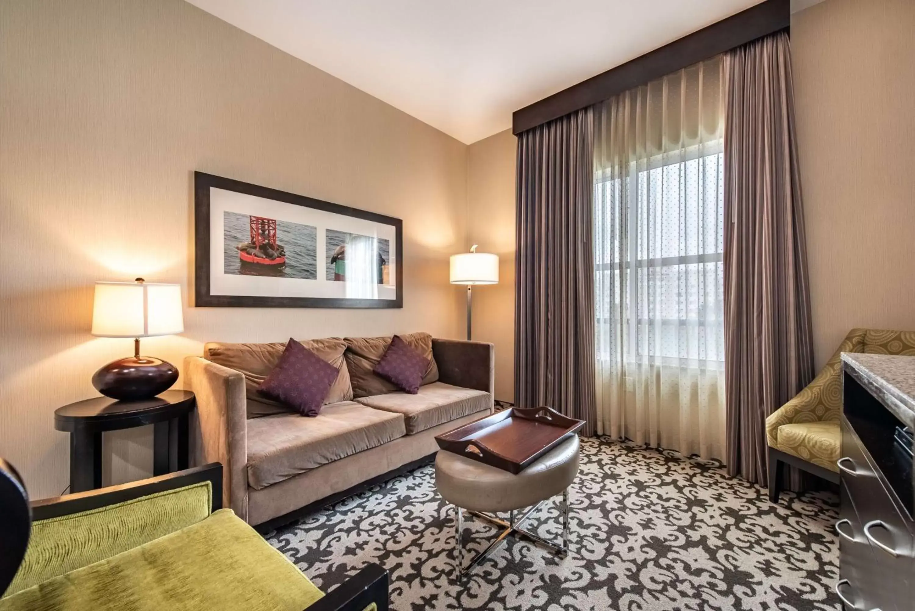 Living room, Seating Area in Homewood Suites by Hilton Oxnard/Camarillo