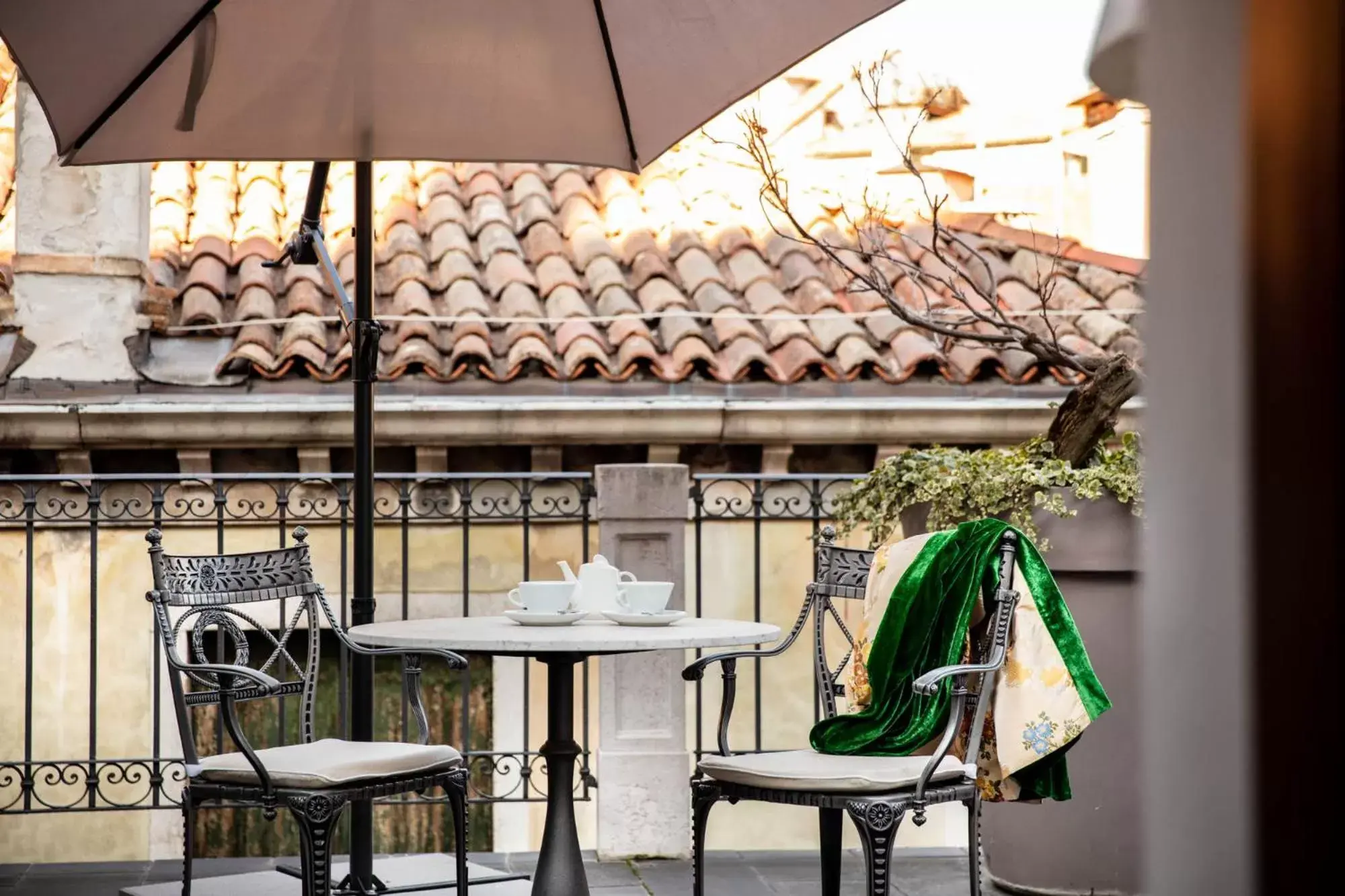 Balcony/Terrace in Palazzina Grassi