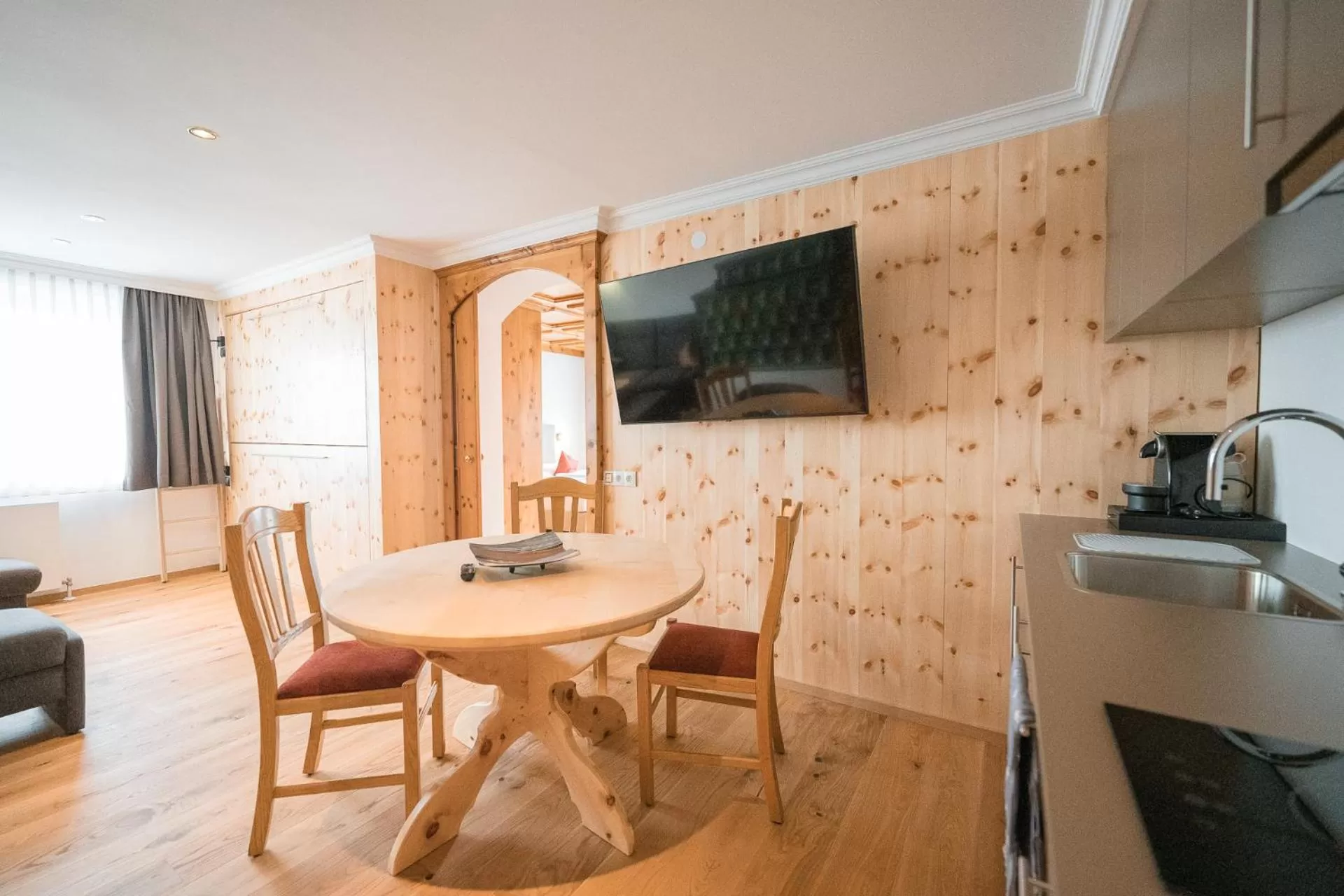 Kitchen or kitchenette in Hotel Schartner