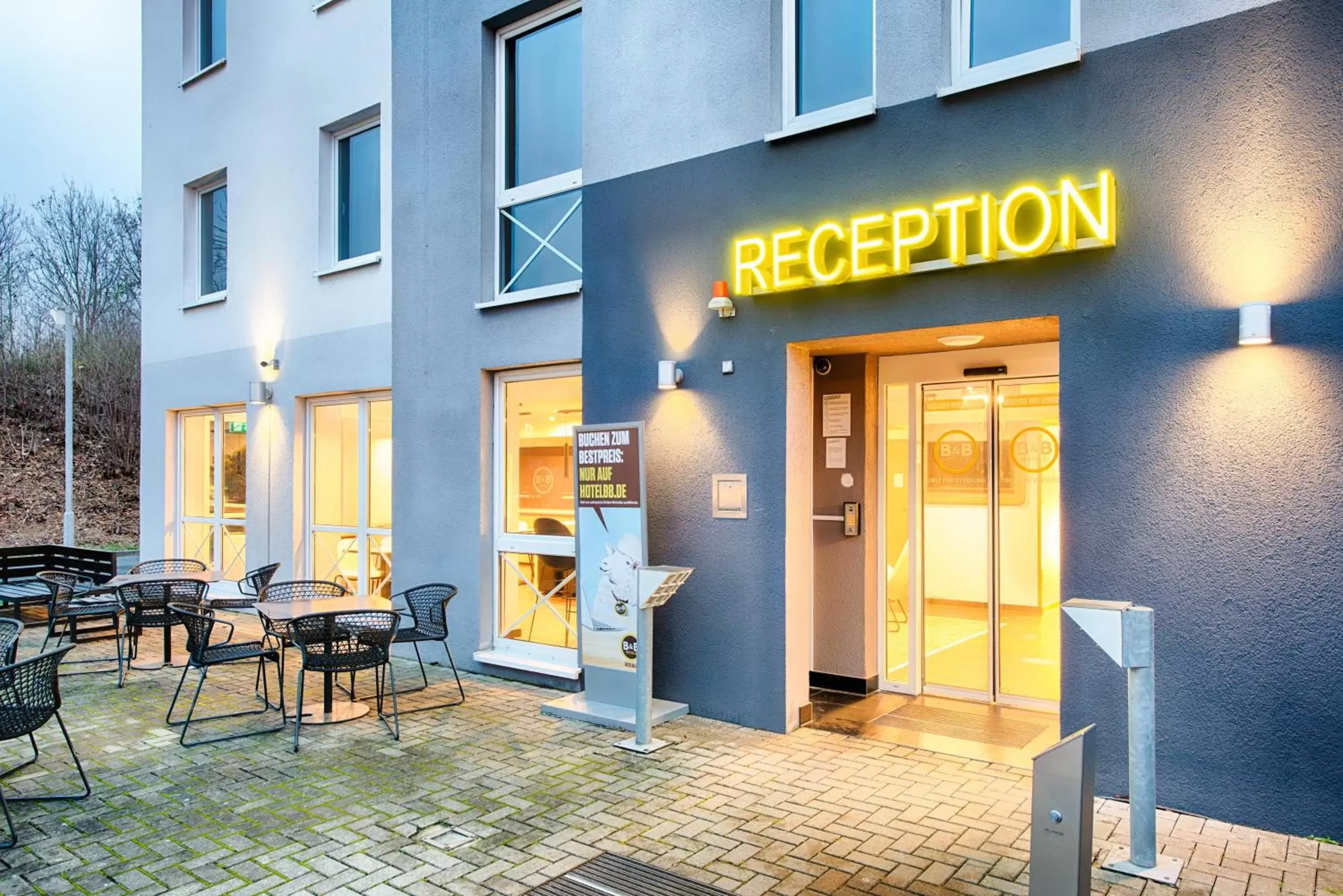 Property building in B&B Hotel Kassel-Süd