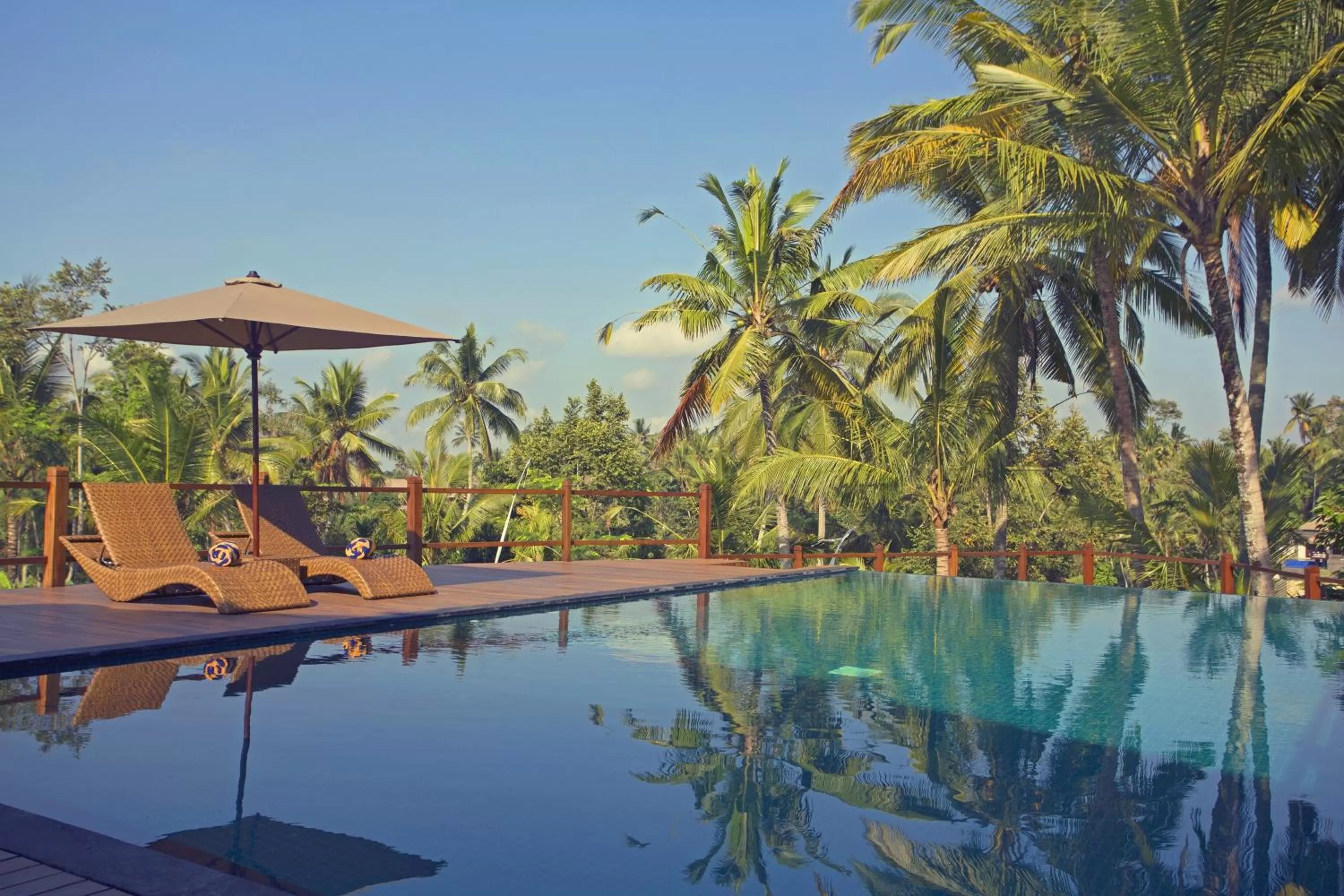 Pool view in Manyi Village Ubud