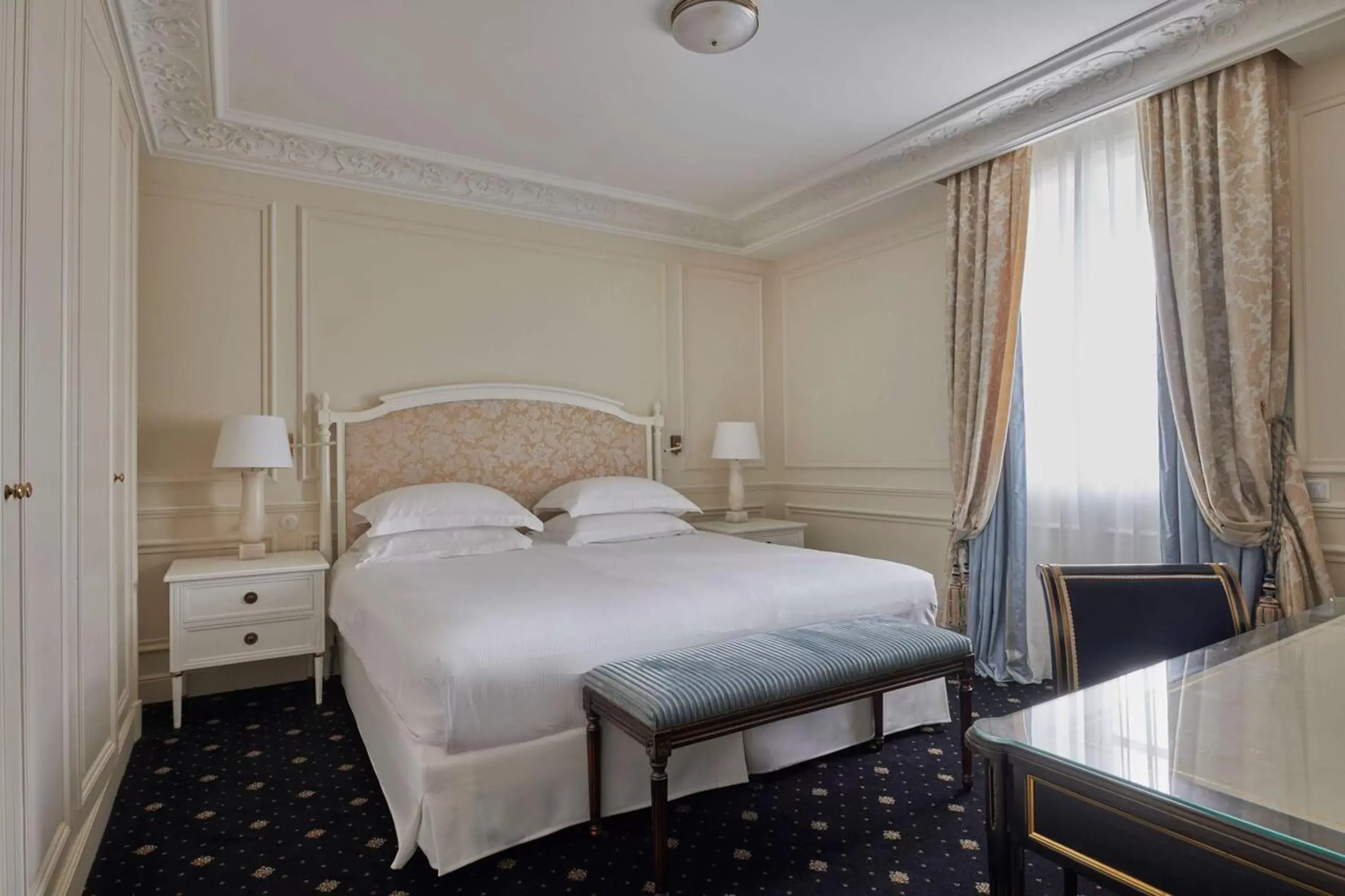 Photo of the whole room, Bed in Hôtel du Palais Biarritz, in The Unbound Collection by Hyatt