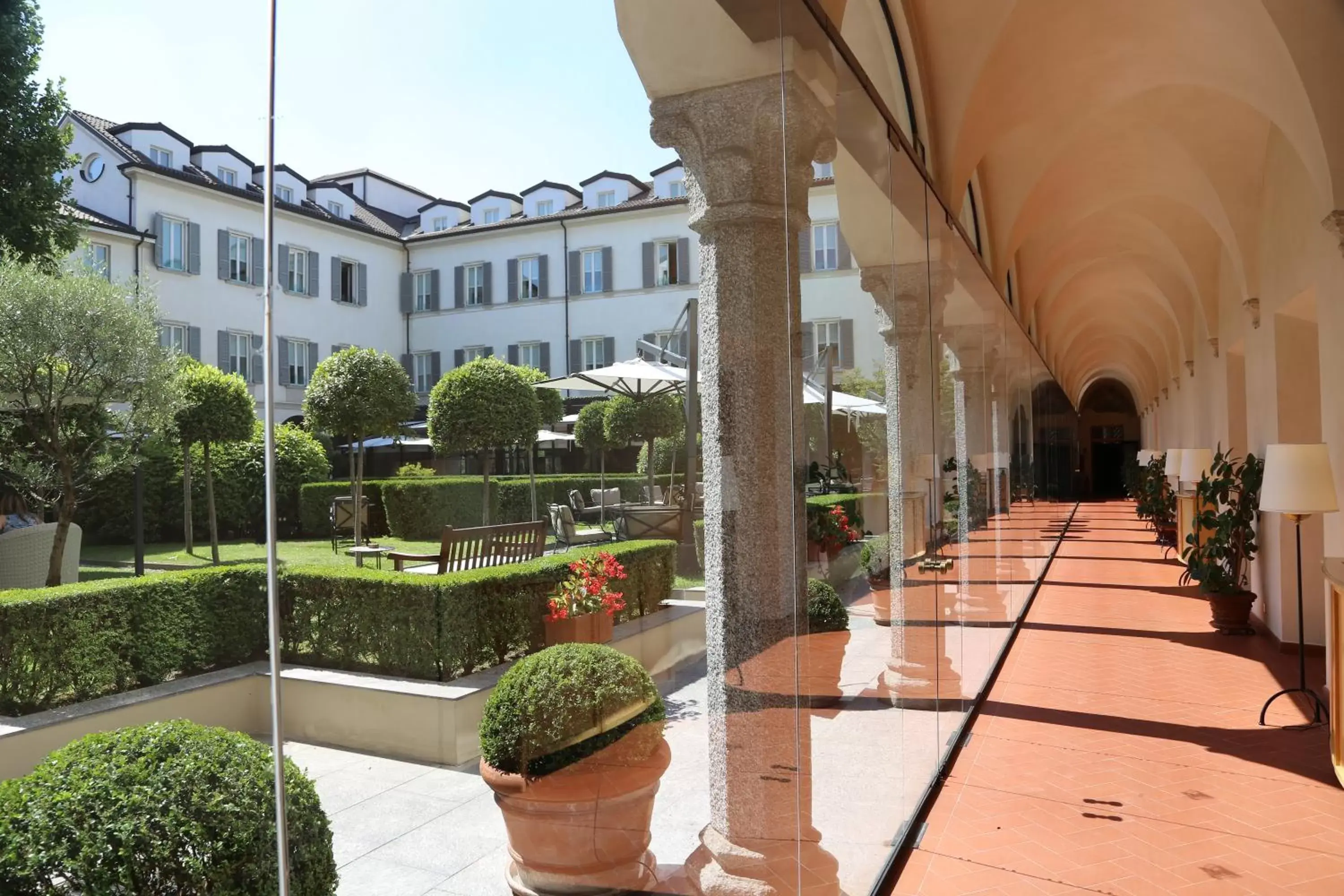 Garden in Four Seasons Hotel Milano