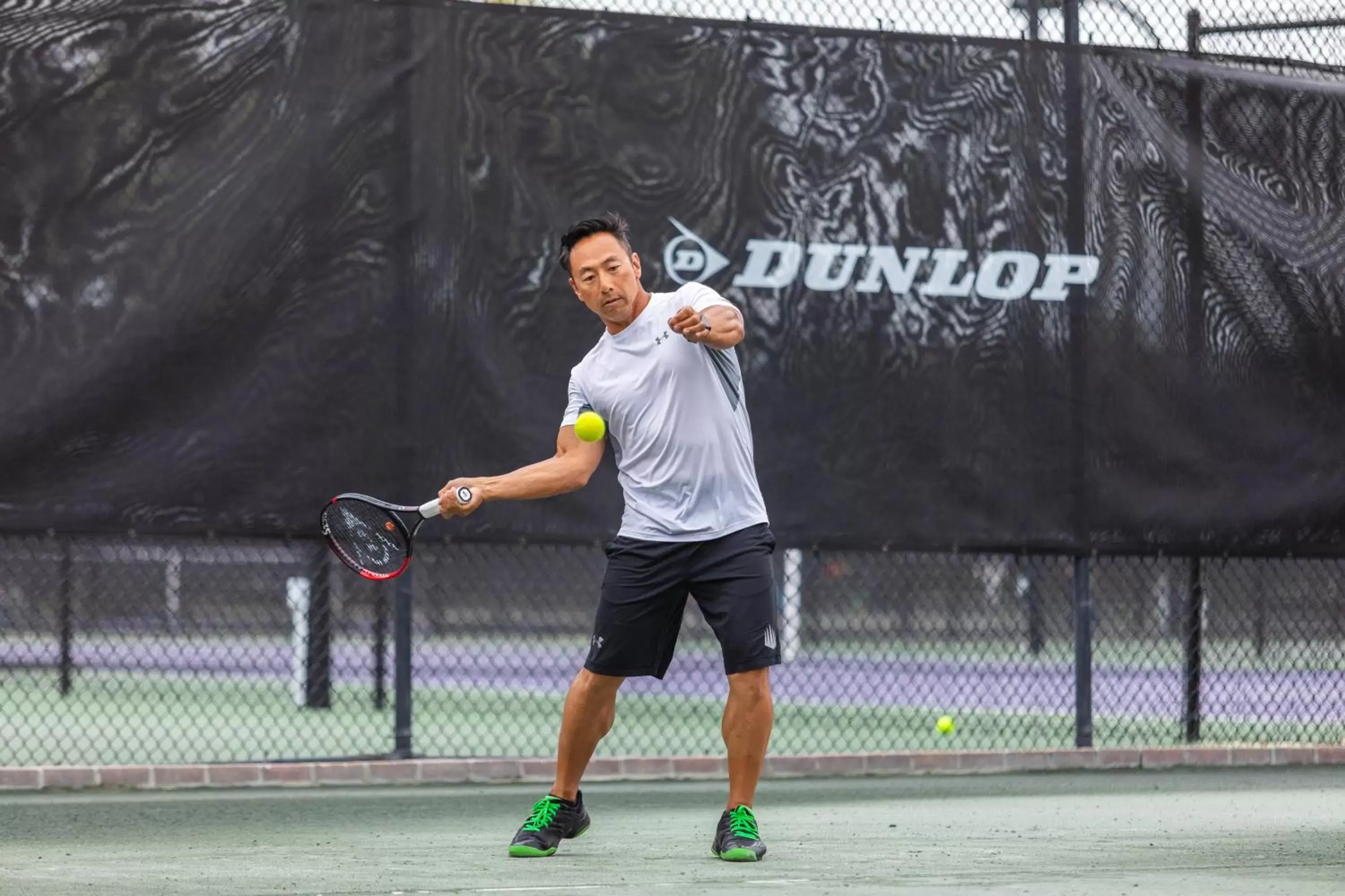 Tennis court in Legacy Hotel at IMG Academy